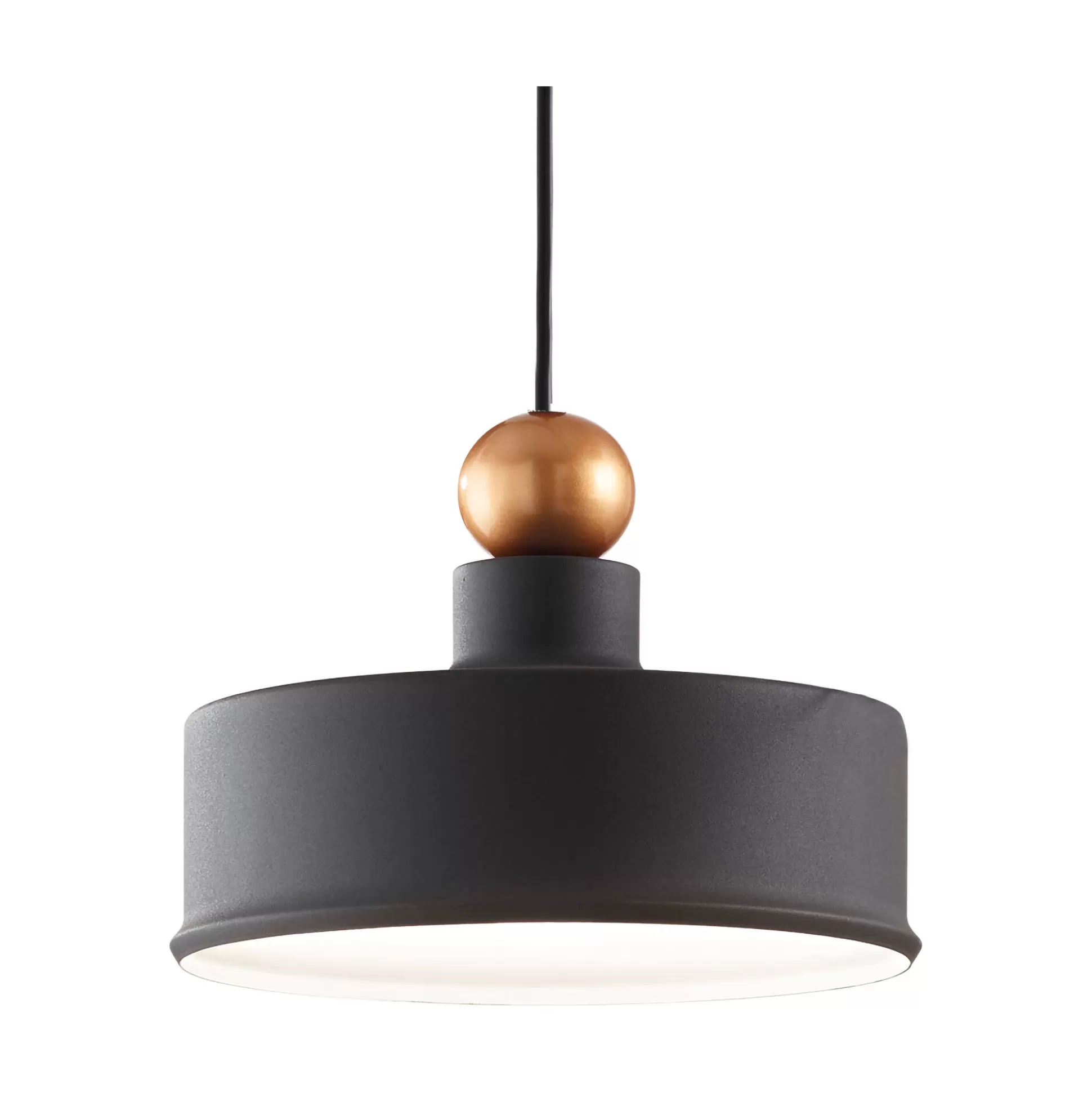 Dmora Lampade A Sospensione<Ideal-Lux - Lampada a sospensione TRIADE-2 SP1, 25 x 25 x h46 cm,