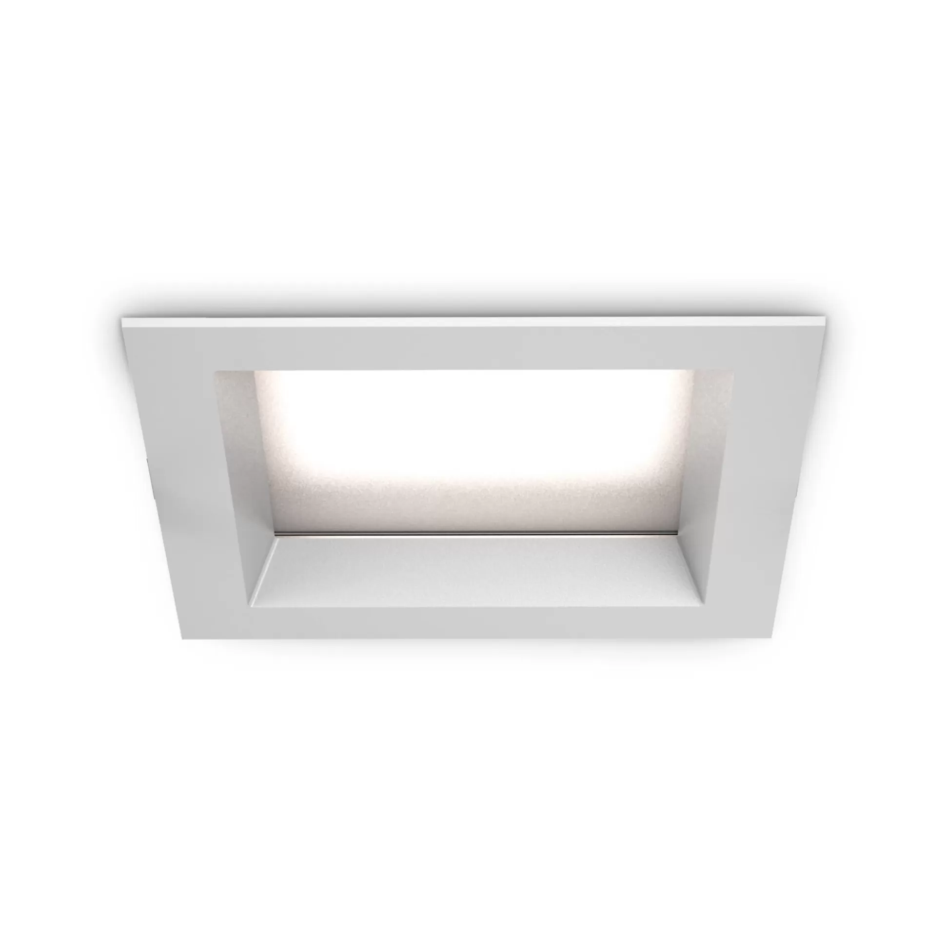 Dmora Lampade Da Incasso<Ideal-Lux - Lampada da incasso BASIC FI IP65 18W SQUARE, 17 x 17 x h6 cm,
