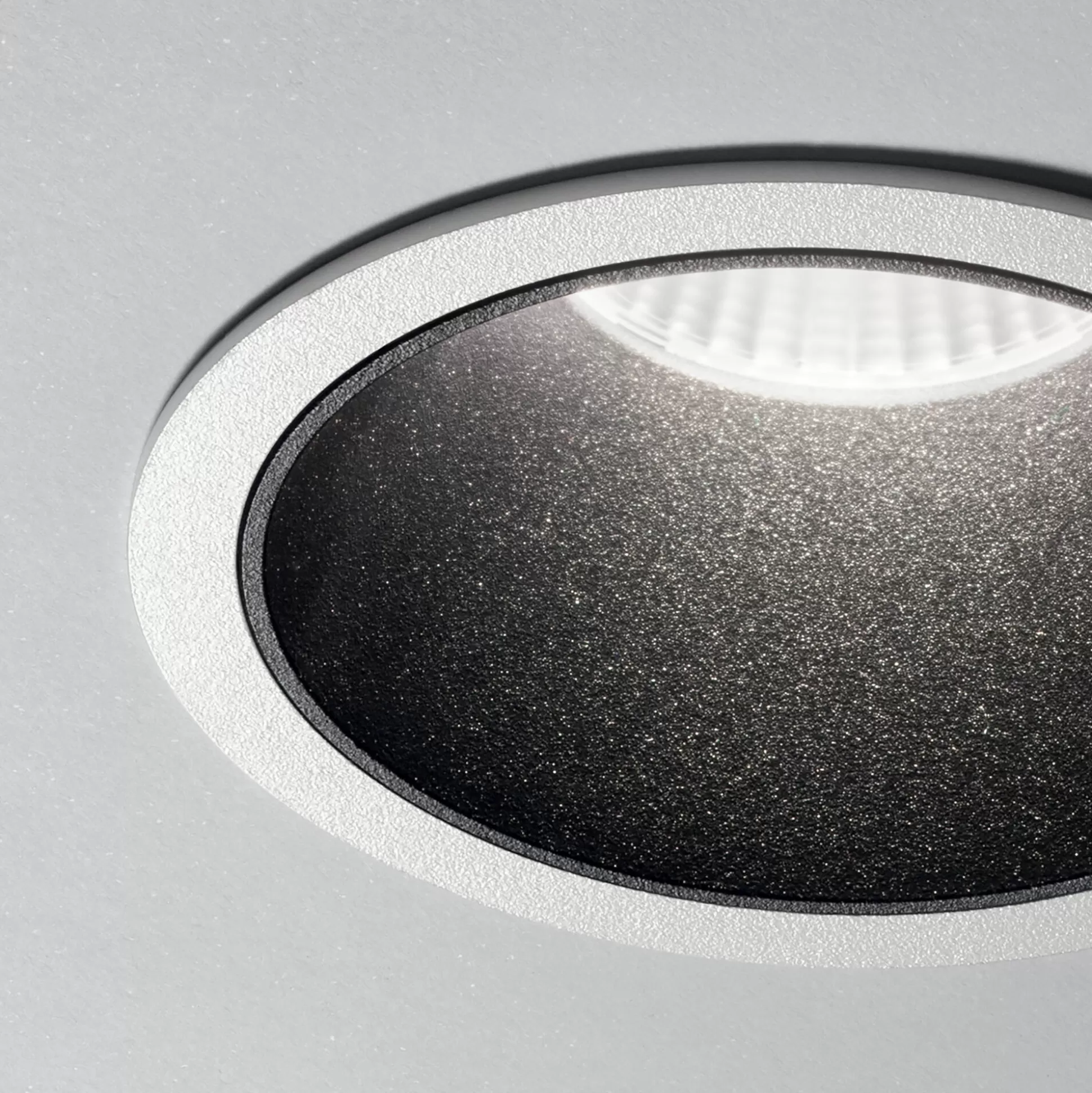 Dmora Lampade Da Incasso<Ideal-Lux - Lampada da incasso GAME TRIM ROUND 11W 3000K WH BK, 9 x 9 x h8 cm, Bianco e Nero