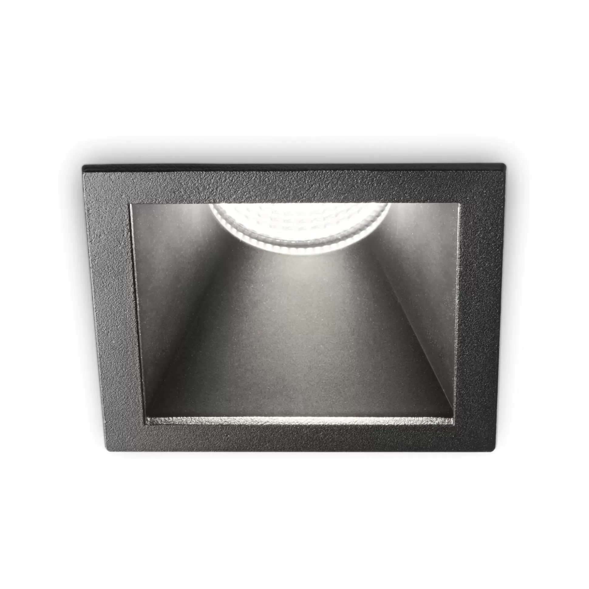Dmora Lampade Da Incasso<Ideal-Lux - Lampada da incasso GAME TRIM SQUARE 11W 3000K BK BK IP65, 9 x 9 x h12 cm,