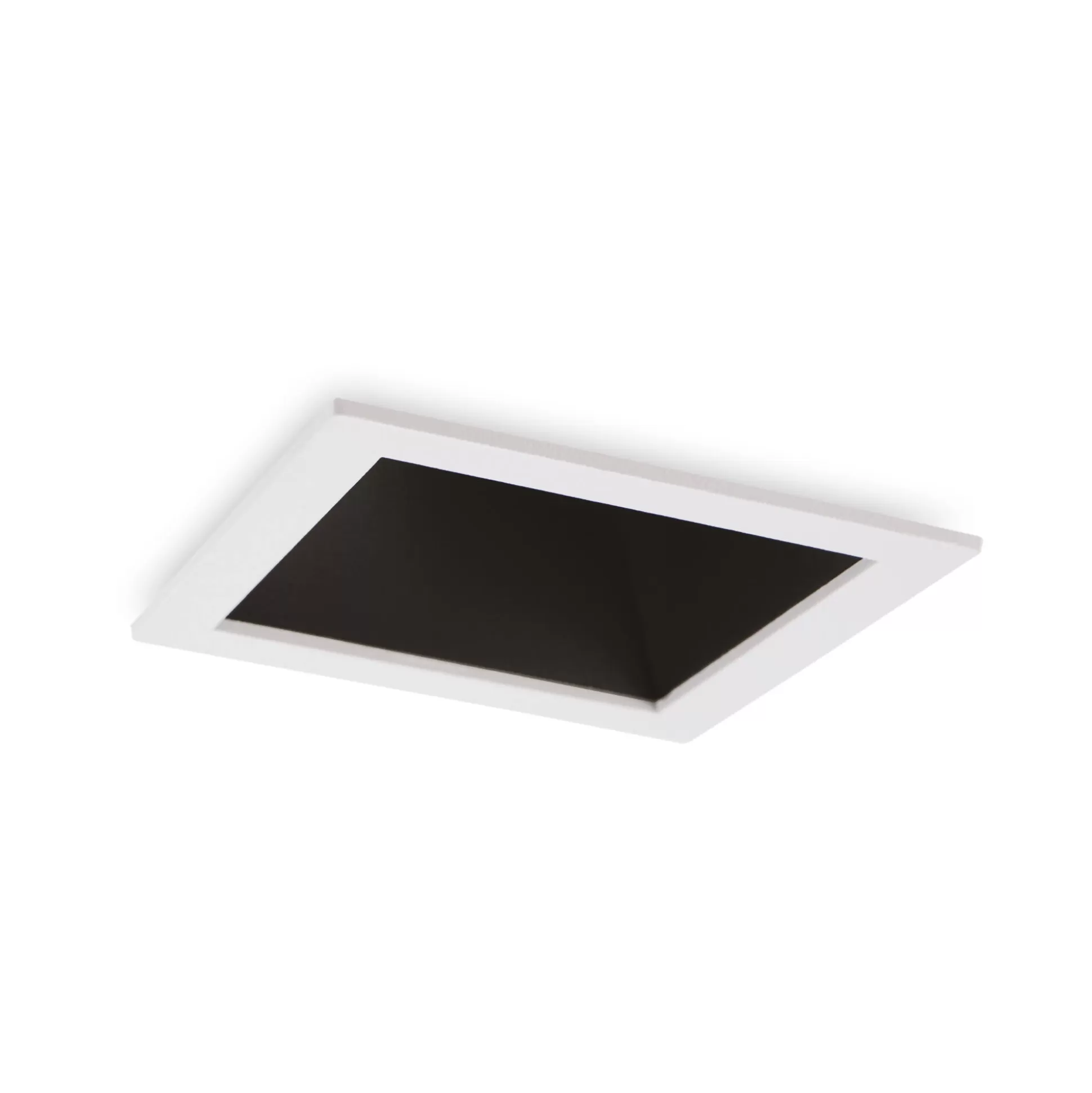 Dmora Lampade Da Incasso<Ideal-Lux - Lampada da incasso GAME TRIM SQUARE 11W 3000K WH BK, 8 x 8 x h12 cm, Bianco e Nero