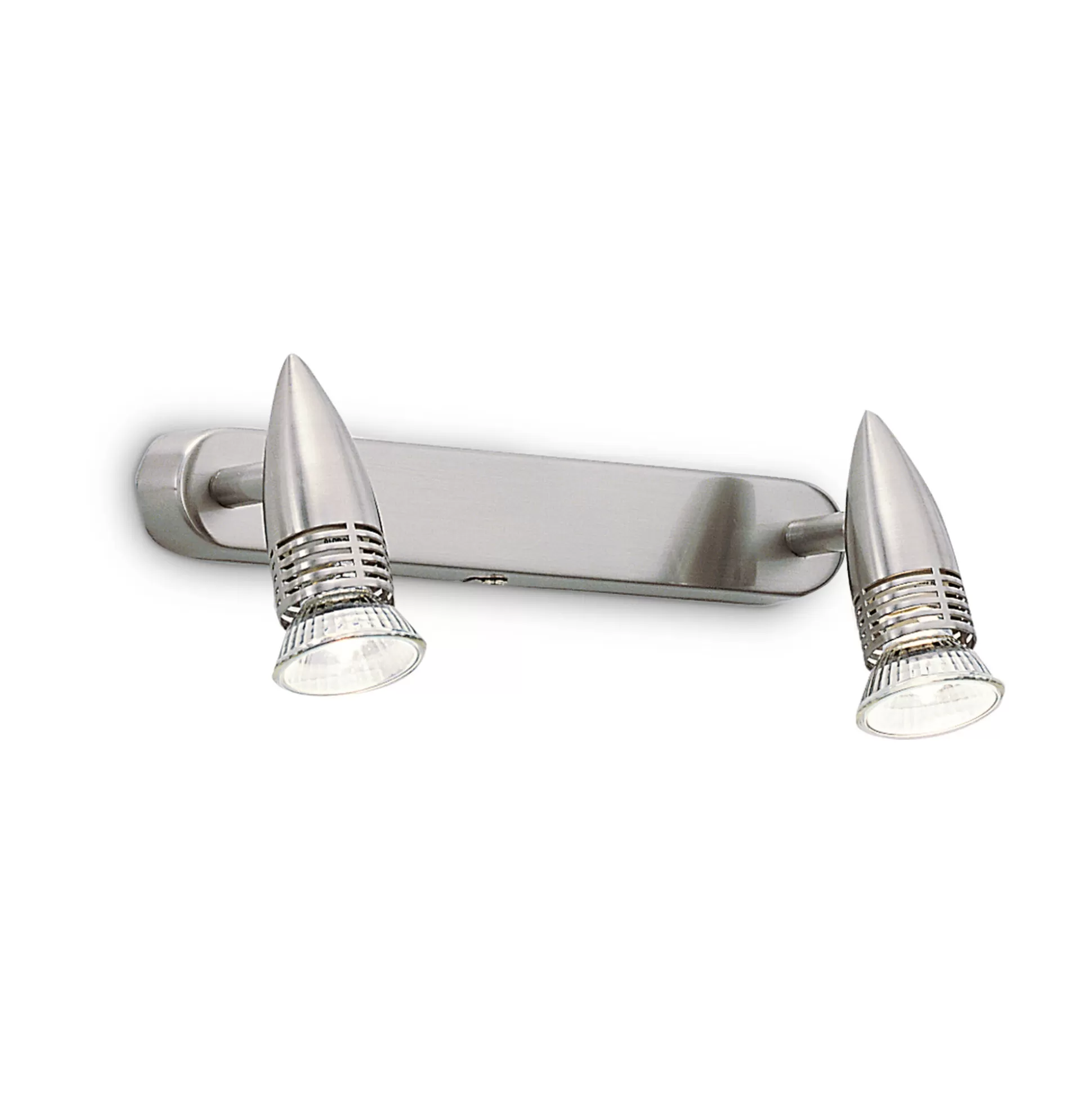 Dmora Lampade Da Parete<Ideal-Lux - Lampada da parete ALFA AP2 NICKEL, 29 x 11 x h11 cm,
