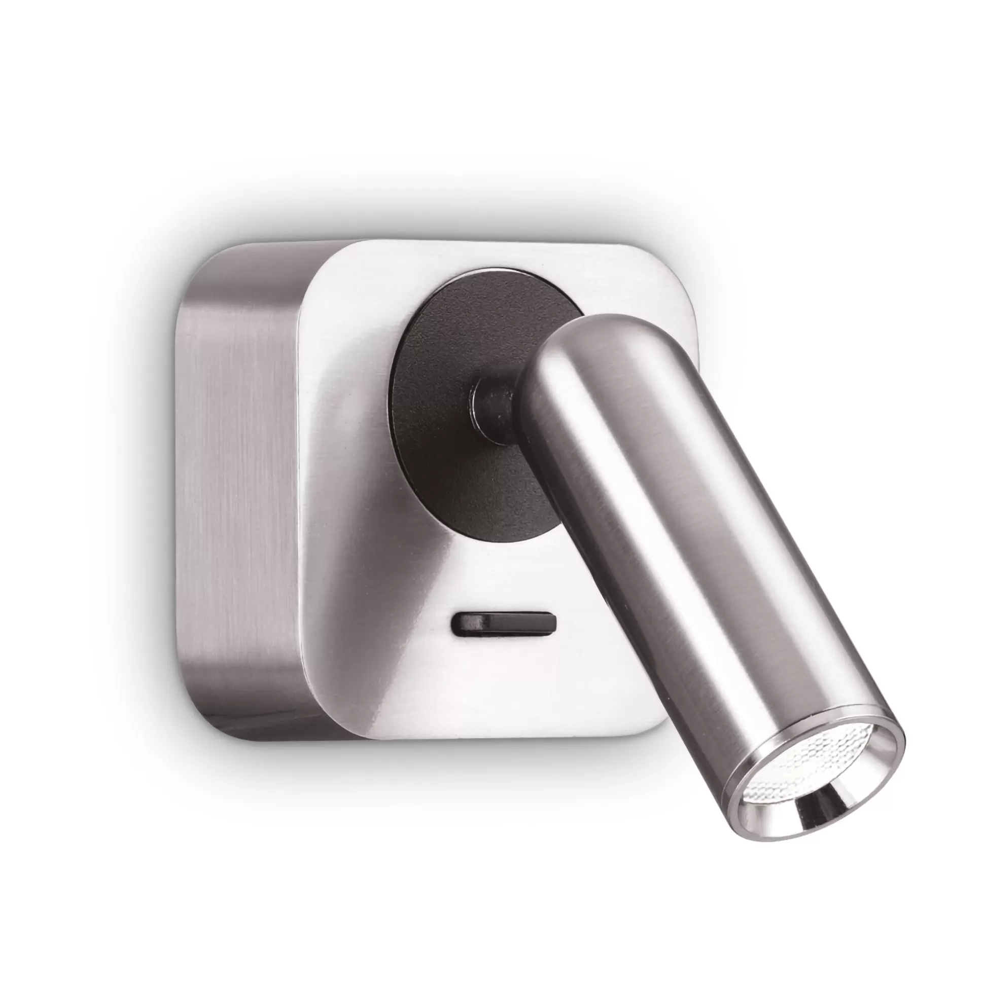 Dmora Lampade Da Parete<Ideal-Lux - Lampada da parete BEAN AP SQUARE NICKEL, 7 x 9 x h11 cm,