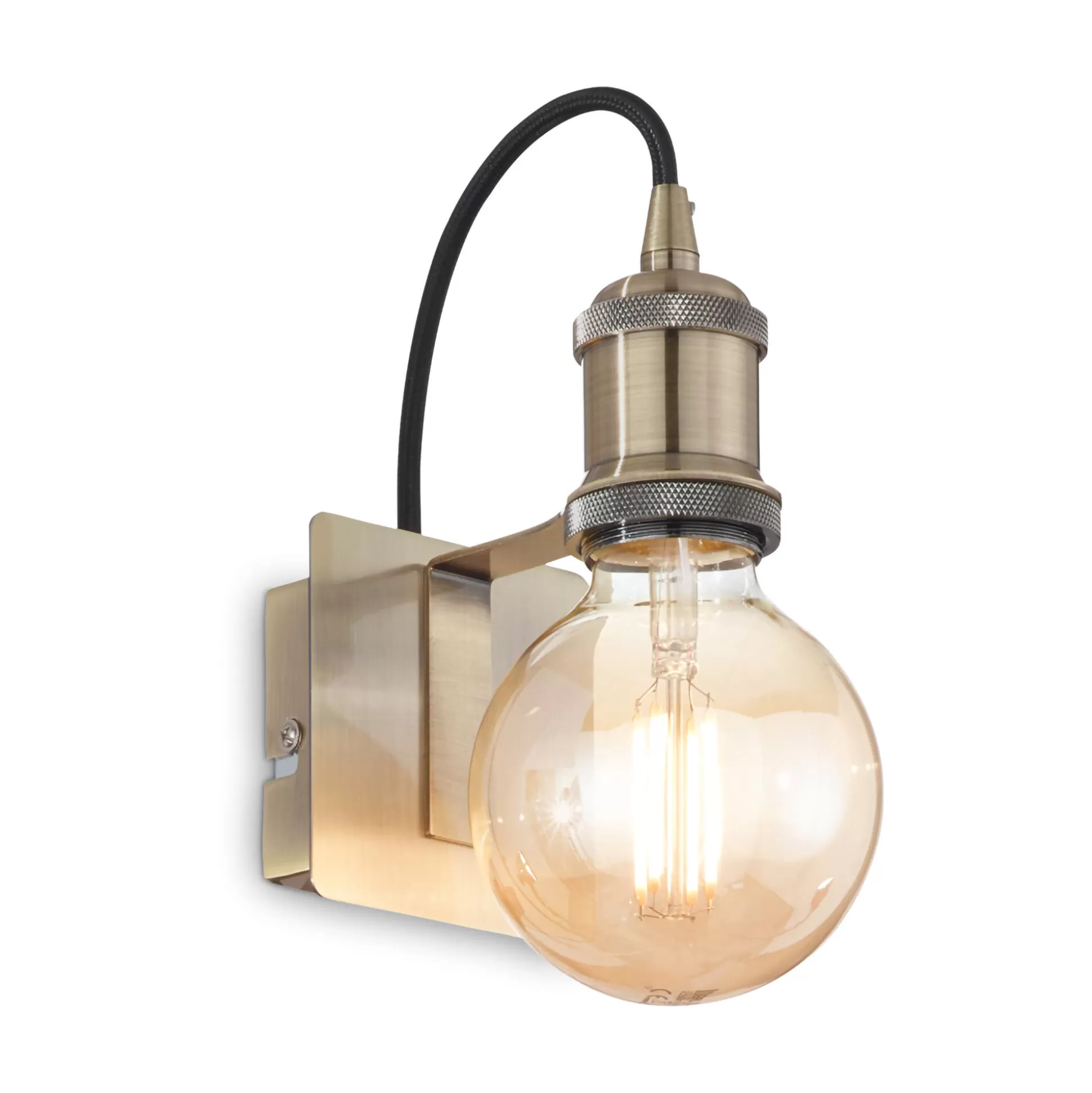 Dmora Lampade Da Parete<Ideal-Lux - Lampada da parete FRIDA AP1 BRUNITO, 9 x 21 x h12 cm,