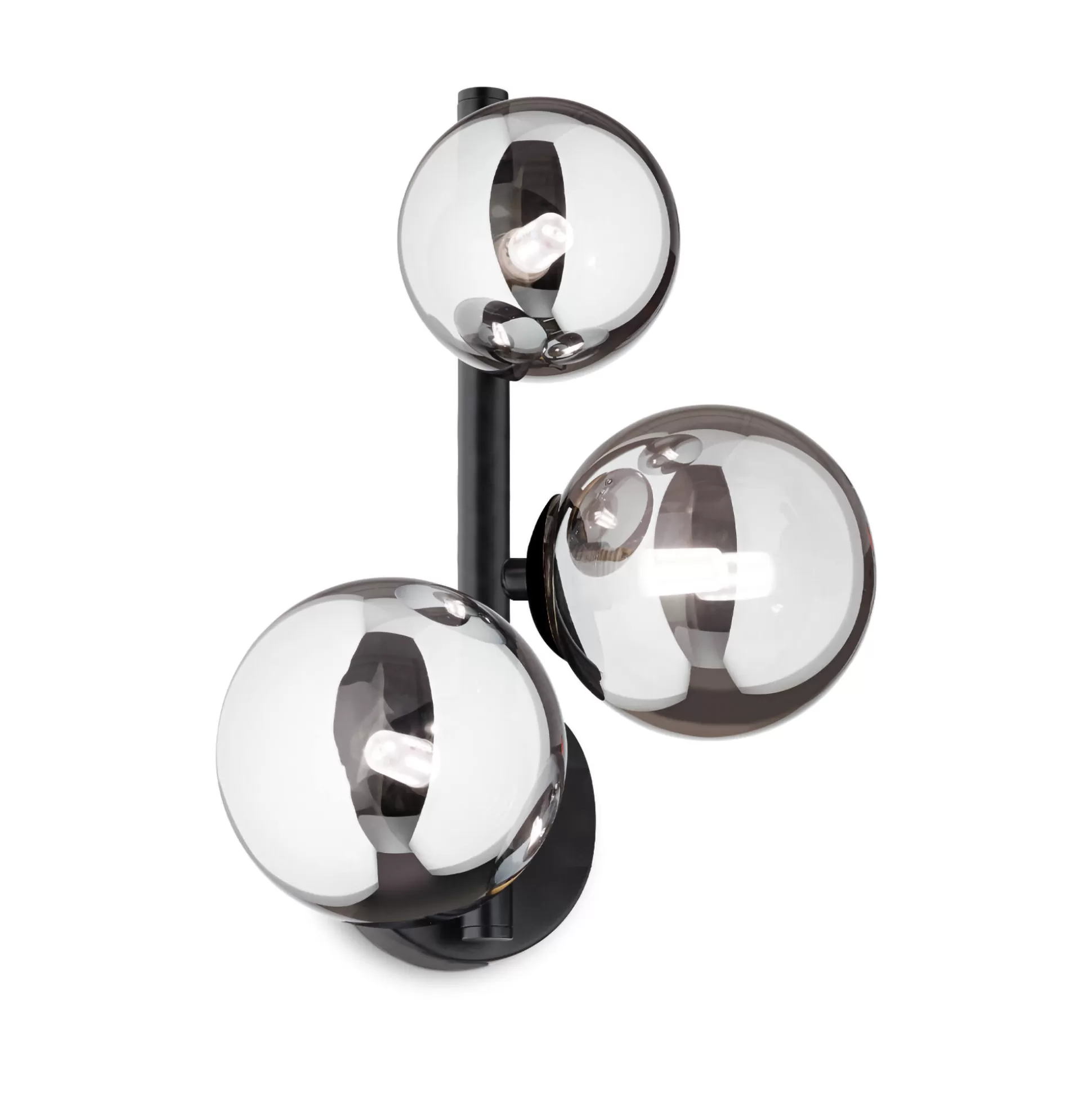 Dmora Lampade Da Parete<Ideal-Lux - Lampada da parete PERLAGE AP3 FUME', 24 x 32 x h16 cm,