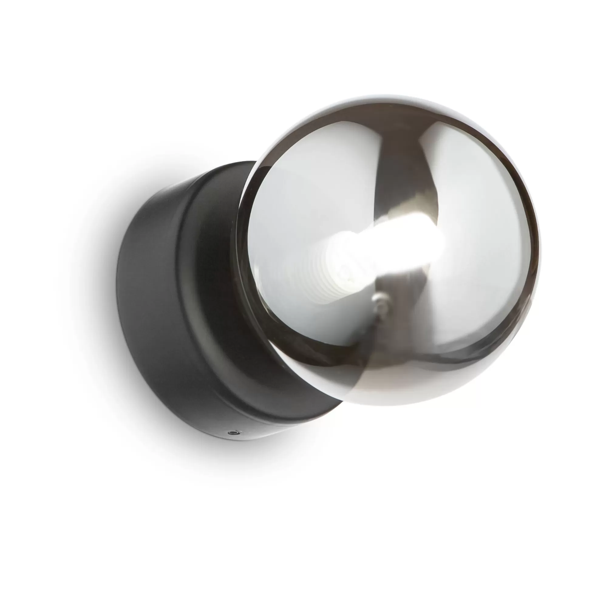 Dmora Lampade Da Parete<Ideal-Lux - Lampada da parete PERLAGE AP1 FUME', 10 x 10 x h13 cm,
