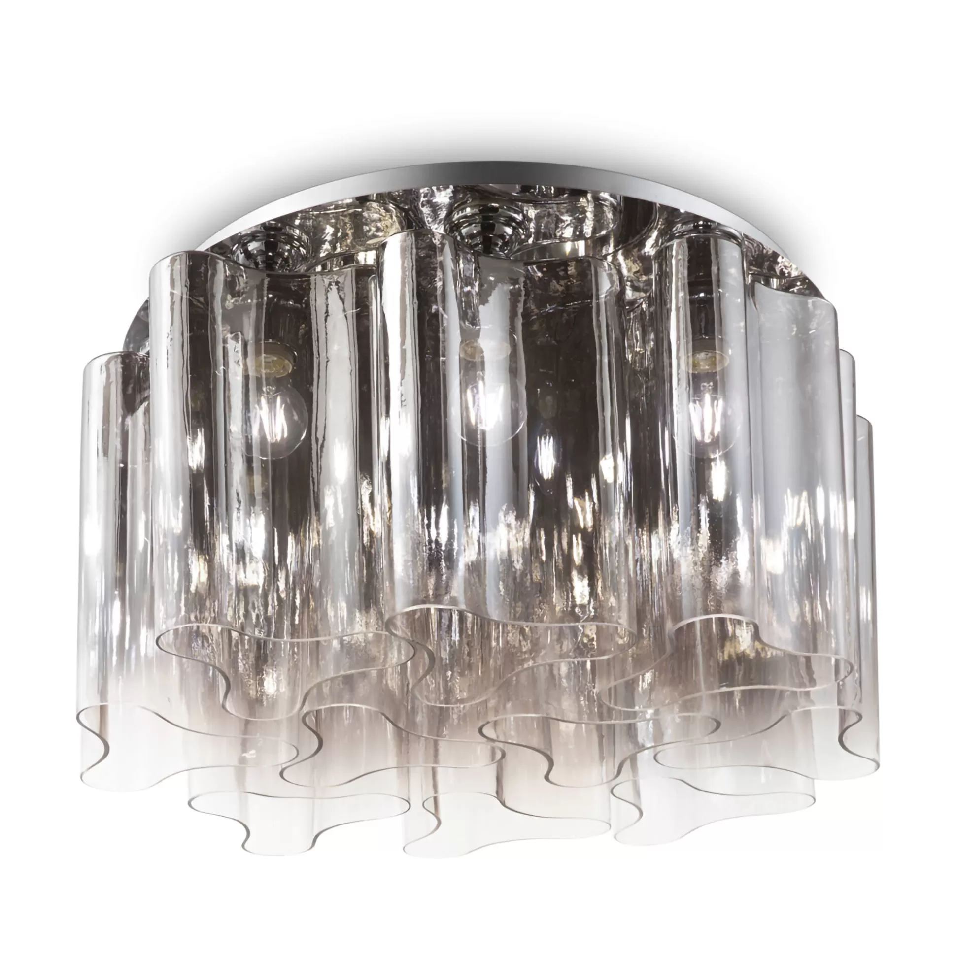 Dmora Lampade Da Soffitto<Ideal-Lux - Lampada da soffitto COMPO PL10 FUME', 74 x 74 x h35 cm,