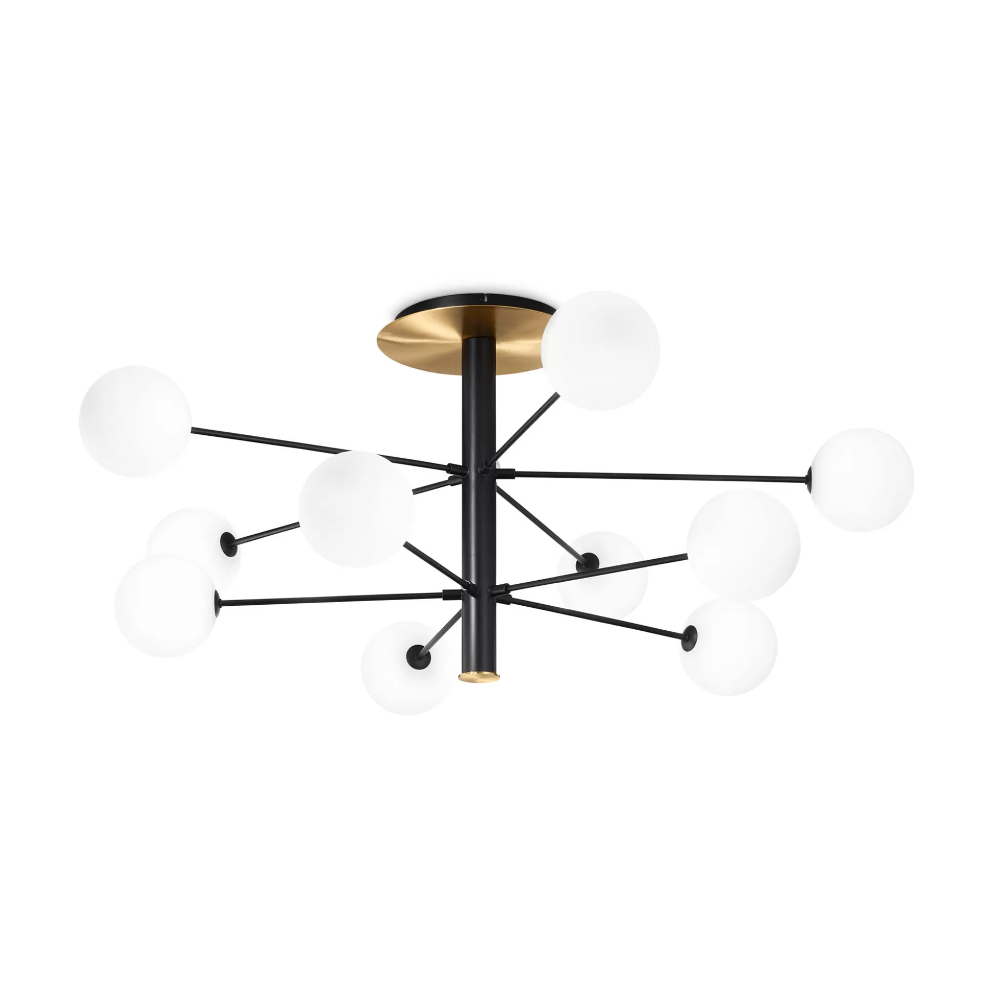 Dmora Lampade Da Soffitto<Ideal-Lux - Lampada da soffitto COSMOPOLITAN PL10, 124 x 124 x h54 cm,