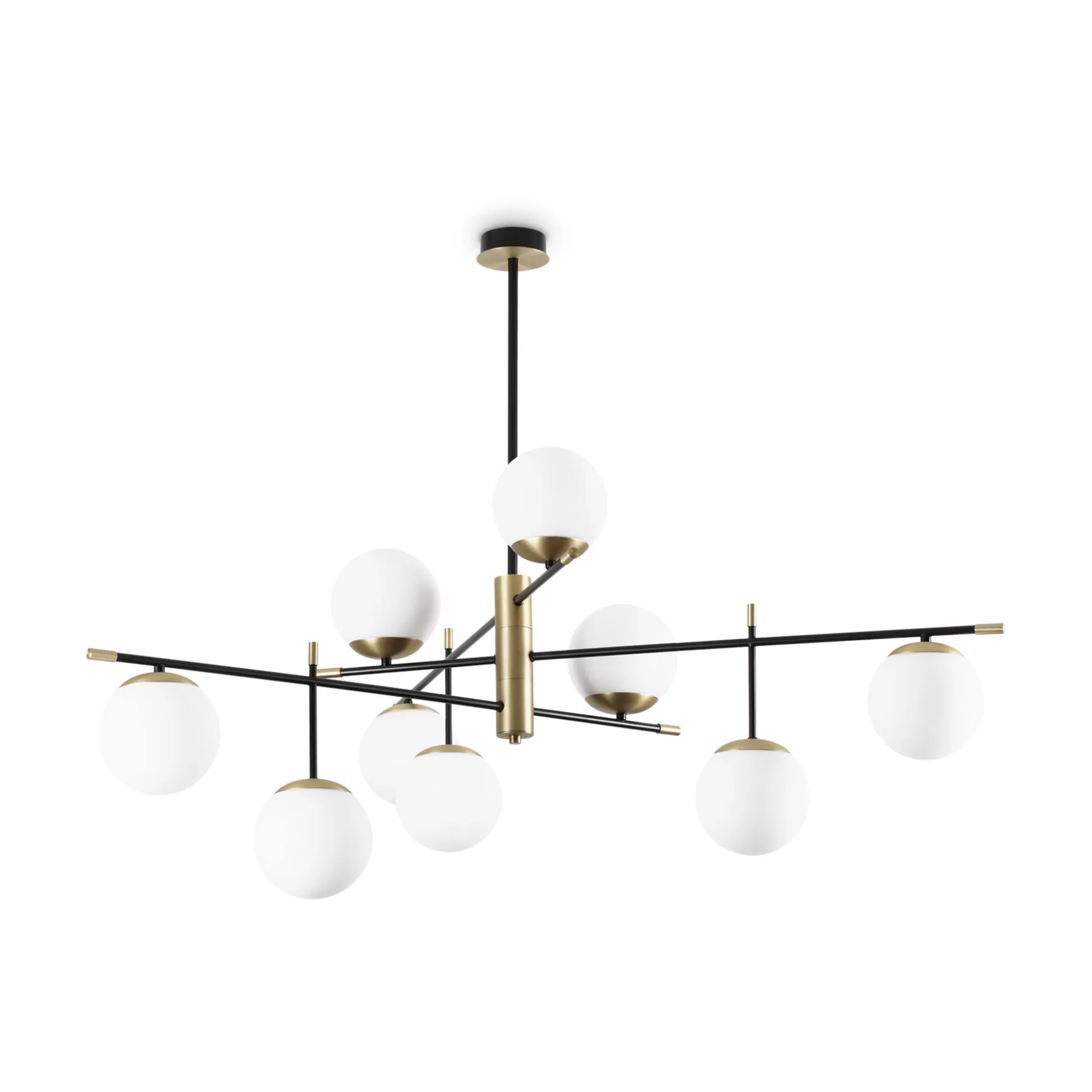 Dmora Lampade Da Soffitto<Ideal-Lux - Lampada da soffitto GOURMET PL9, 132 x 132 x h93 cm,