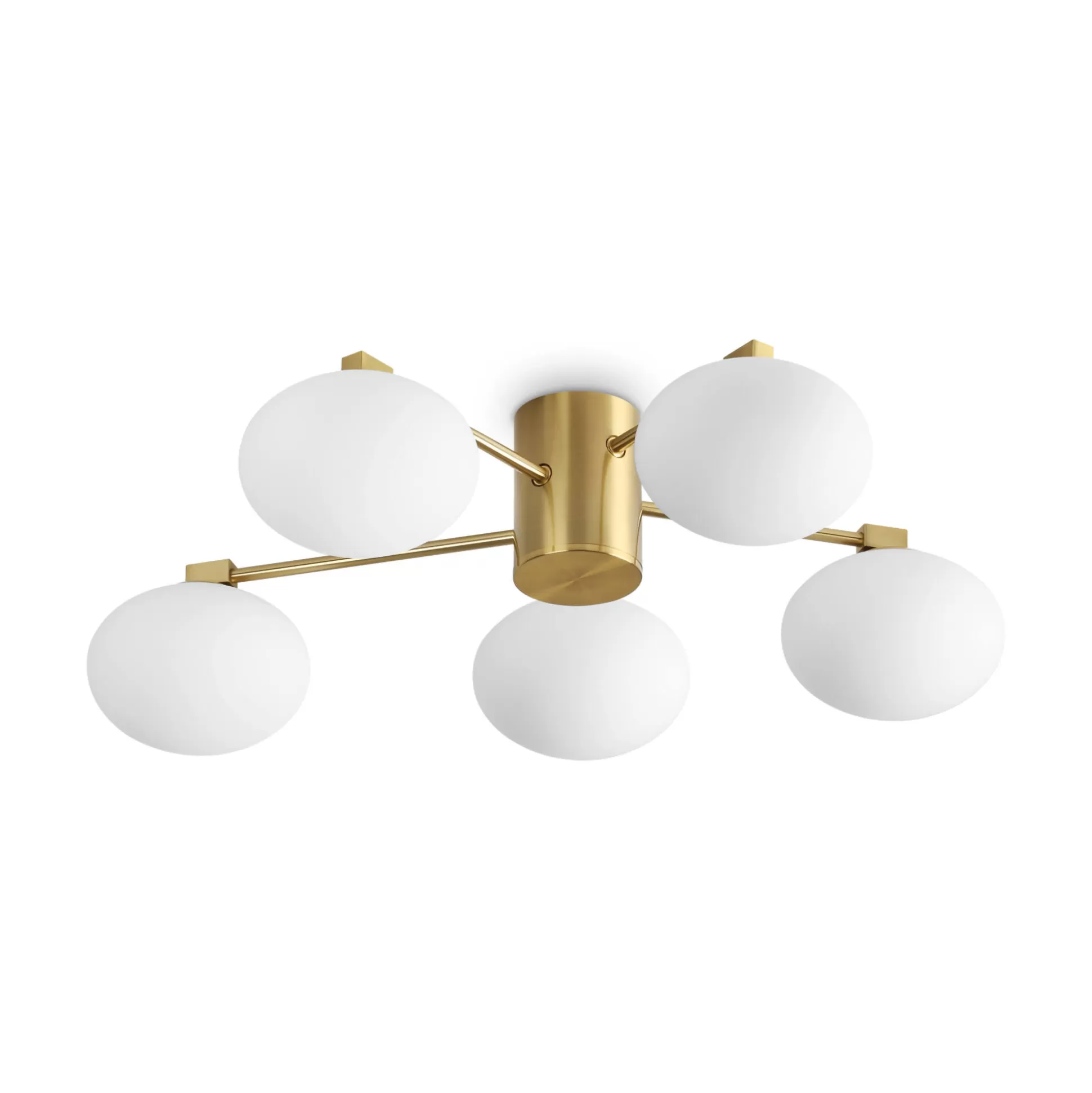 Dmora Lampade Da Soffitto<Ideal-Lux - Lampada da soffitto HERMES PL5 D60 , 60 x 60 x h18 cm,