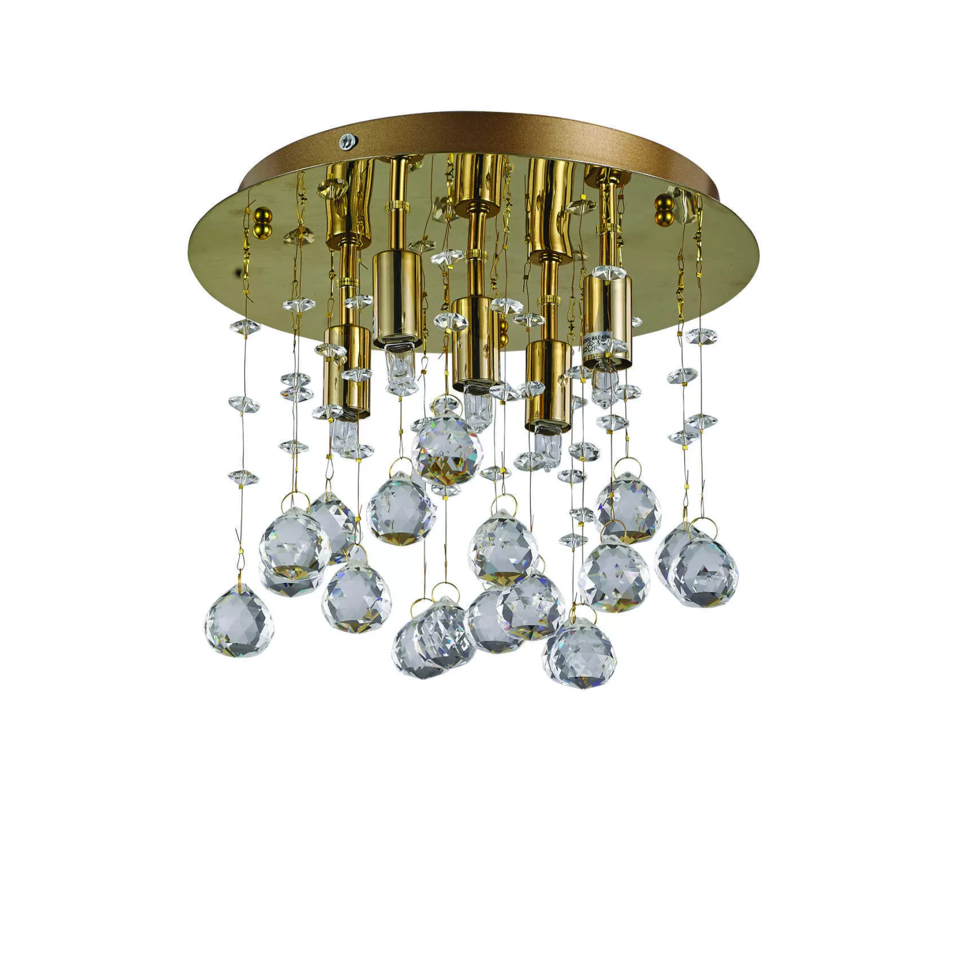 Dmora Lampade Da Soffitto<Ideal-Lux - Lampada da soffitto MOONLIGHT PL5 , 26 x 26 x h20 cm,