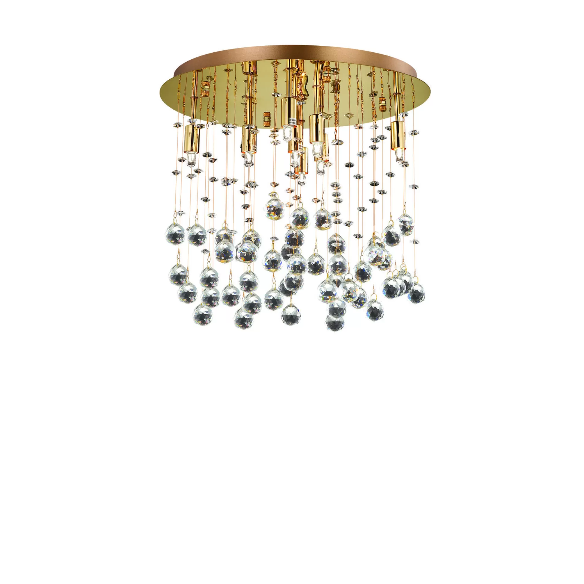 Dmora Lampade Da Soffitto<Ideal-Lux - Lampada da soffitto MOONLIGHT PL8 , 40 x 40 x h36 cm,
