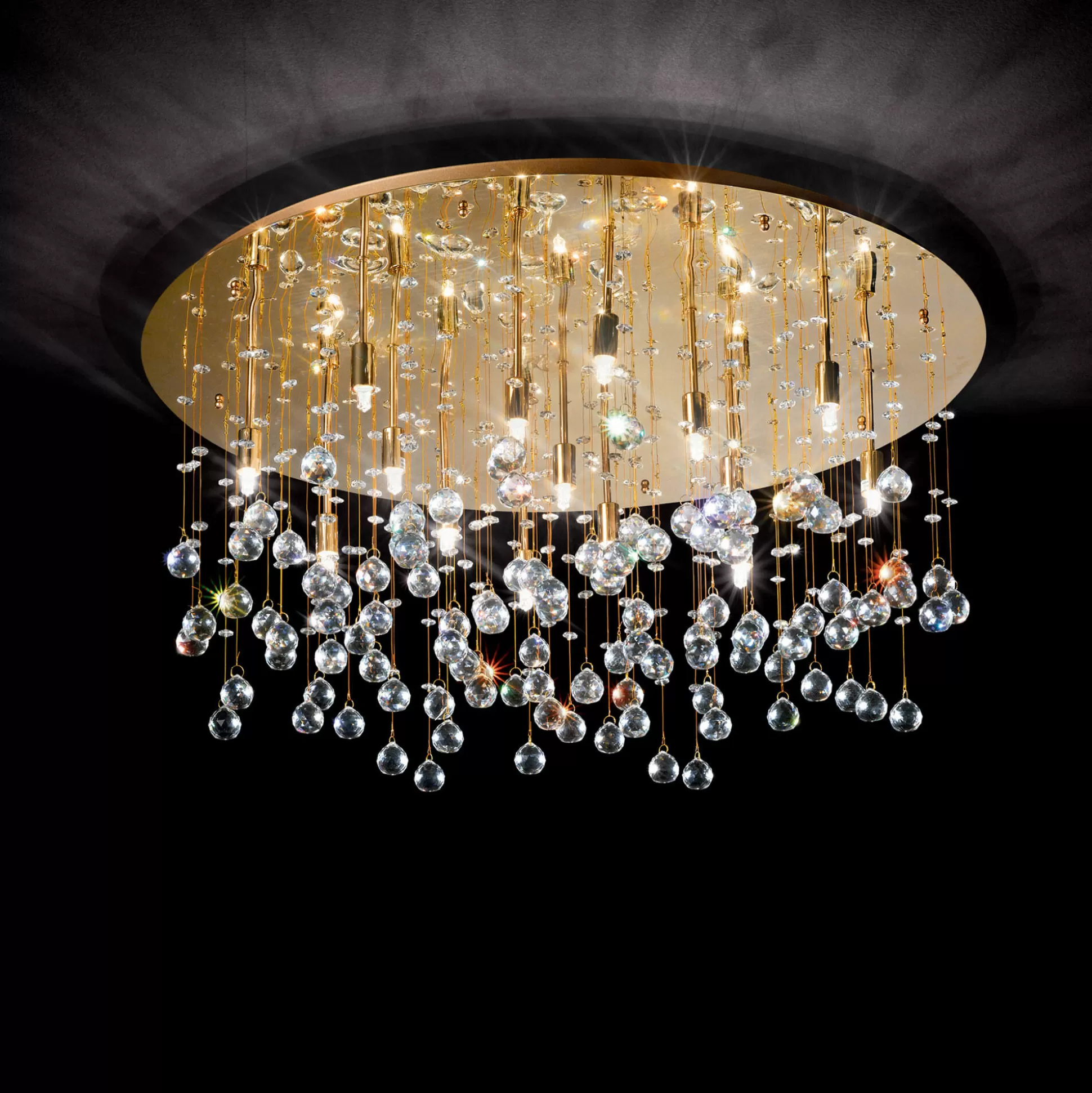 Dmora Lampade Da Soffitto<Ideal-Lux - Lampada da soffitto MOONLIGHT PL15 , 80 x 80 x h36 cm,