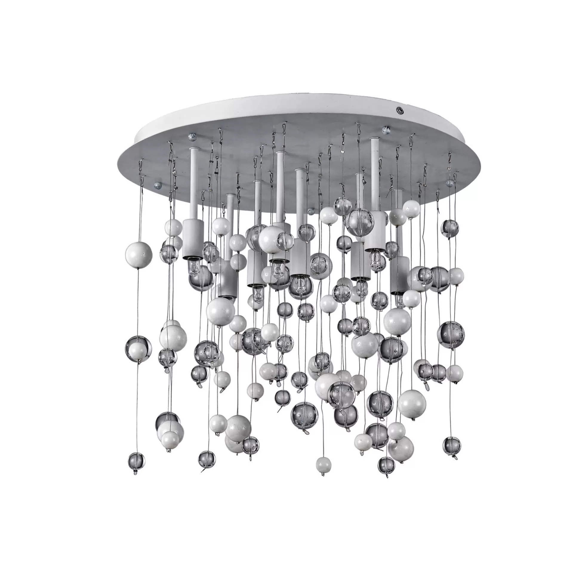 Dmora Lampade Da Soffitto<Ideal-Lux - Lampada da soffitto NEVE PL8 , 41 x 41 x h32 cm,