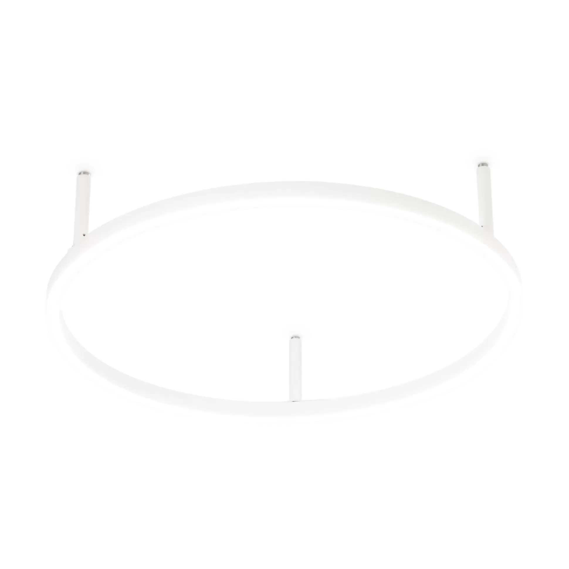 Dmora Lampade Da Soffitto<Ideal-Lux - Lampada da soffitto ORACLE SLIM PL D050 ROUND 3000K ON-OFF WH, 50 x 50 x h7 cm,