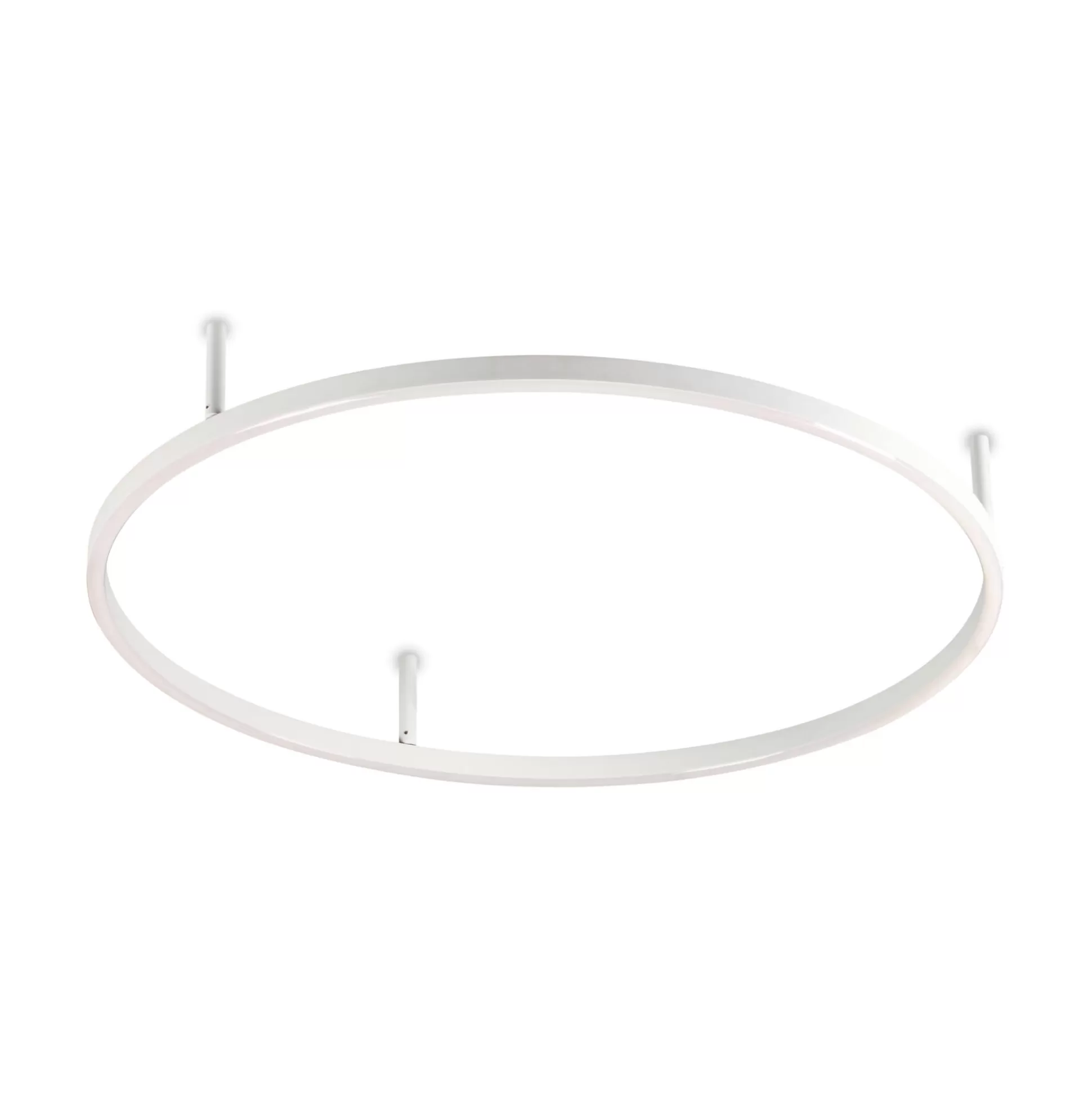 Dmora Lampade Da Soffitto<Ideal-Lux - Lampada da soffitto ORACLE SLIM PL D070 ROUND 3000K ON-OFF WH, 70 x 70 x h7 cm,