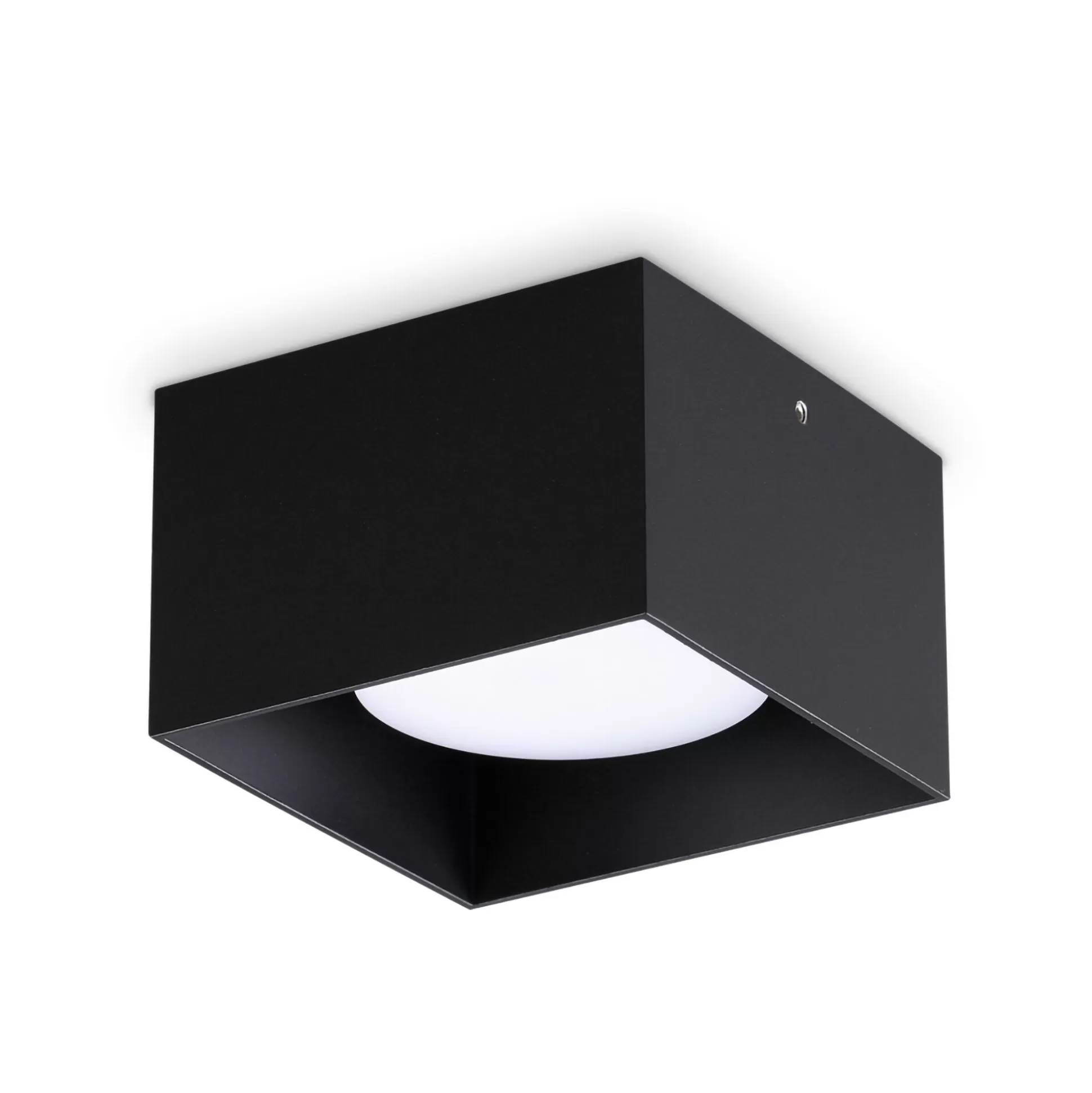 Dmora Lampade Da Soffitto<Ideal-Lux - Lampada da soffitto SPIKE PL1 SQUARE , 10 x 10 x h7 cm,