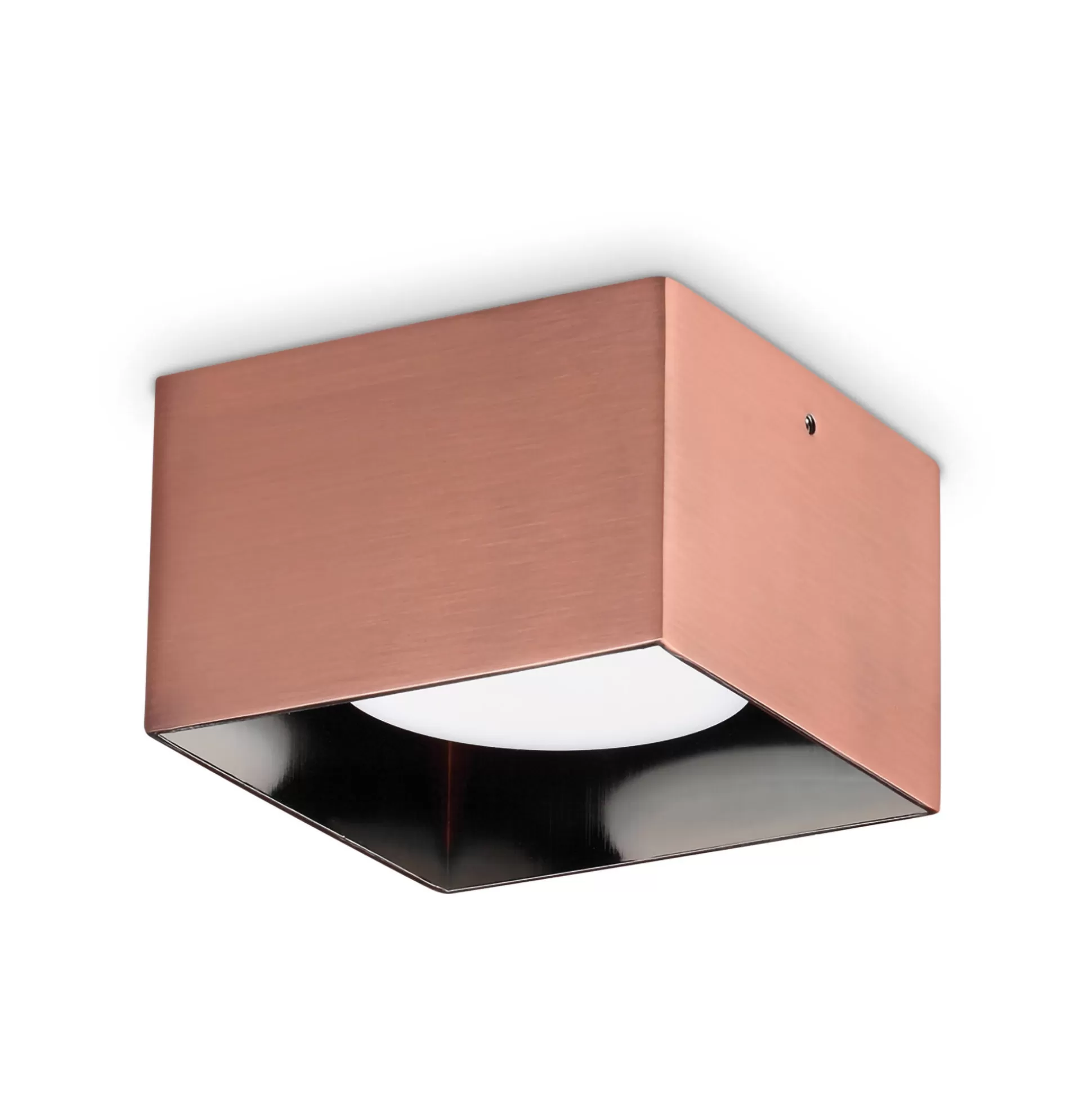 Dmora Lampade Da Soffitto<Ideal-Lux - Lampada da soffitto SPIKE PL1 SQUARE , 10 x 10 x h7 cm,