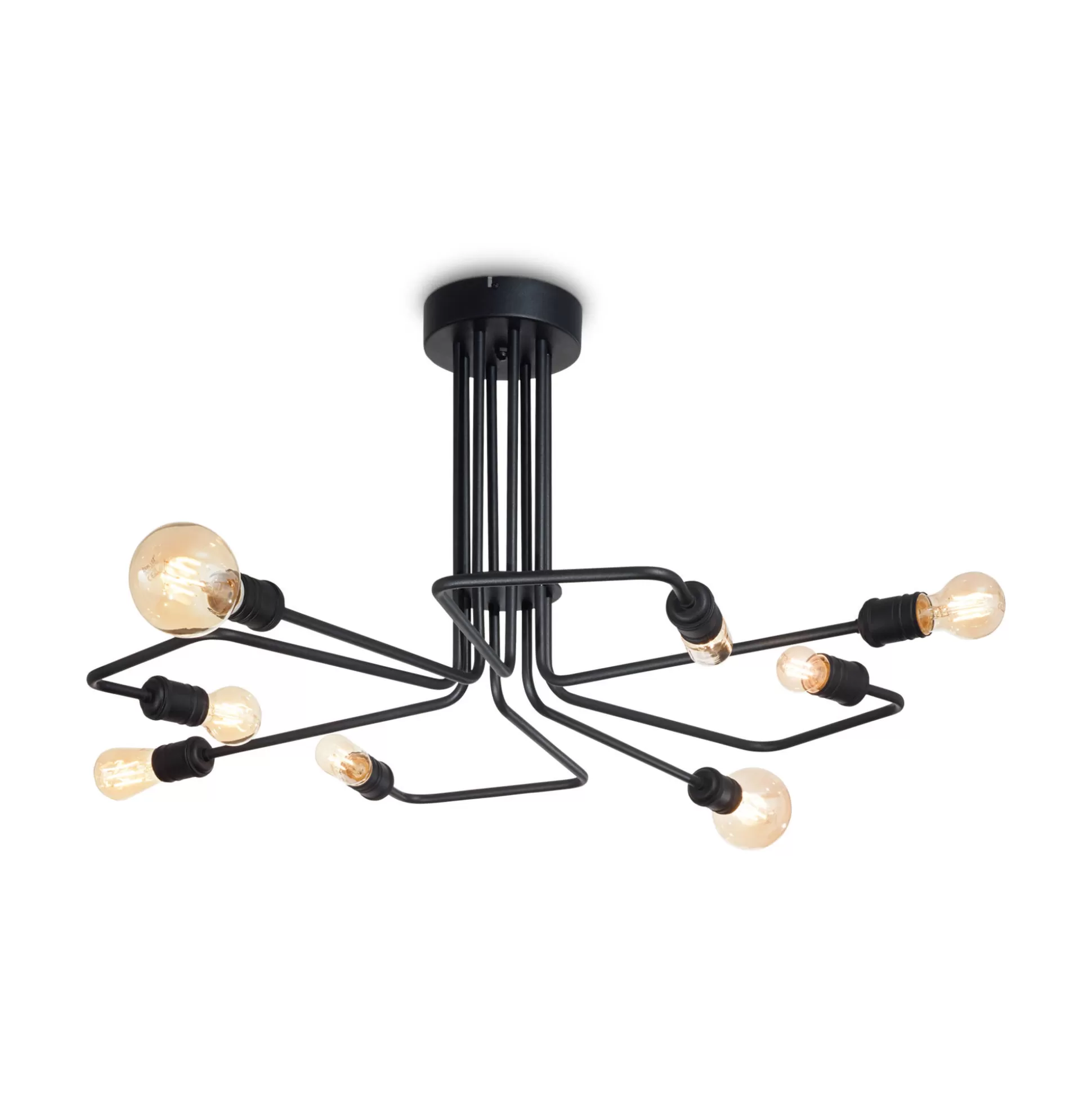 Dmora Lampade Da Soffitto<Ideal-Lux - Lampada da soffitto TRIUMPH PL8 , 92 x 92 x h42 cm,