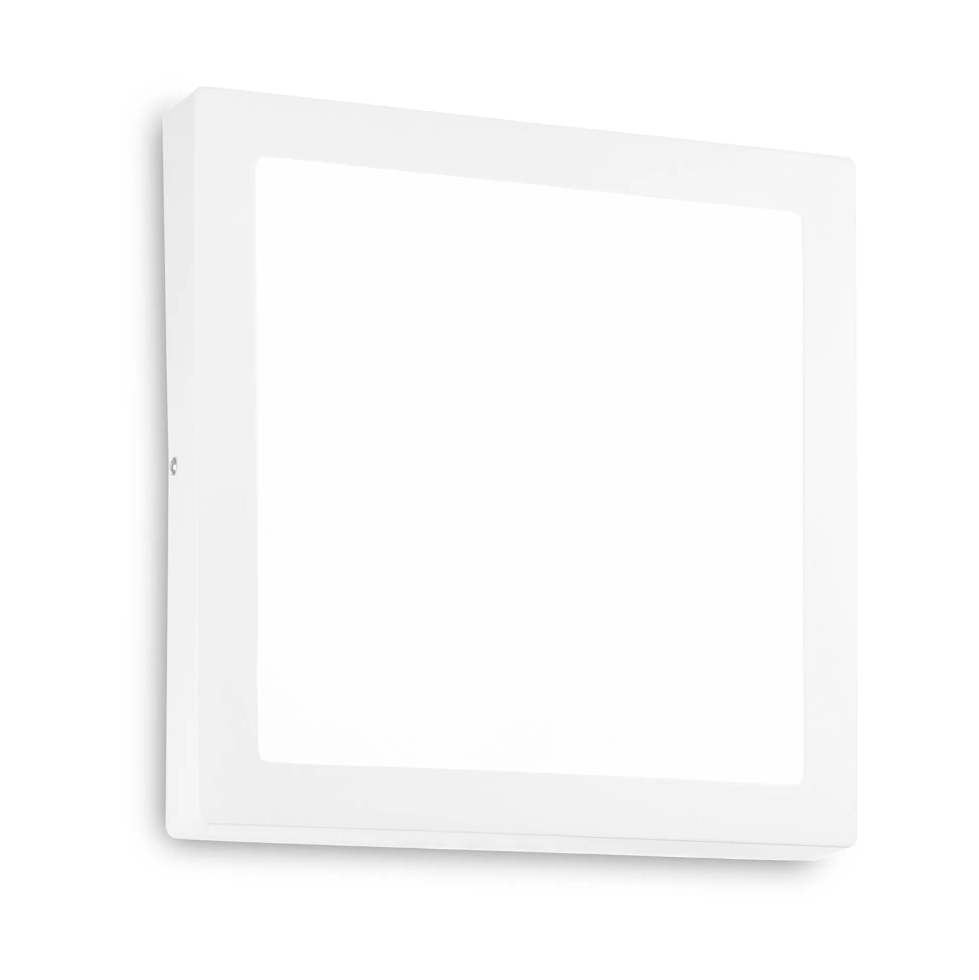 Dmora Lampade Da Soffitto<Ideal-Lux - Lampada da soffitto UNIVERSAL PL D40 SQUARE 4000K, 40 x 40 x h4 cm,