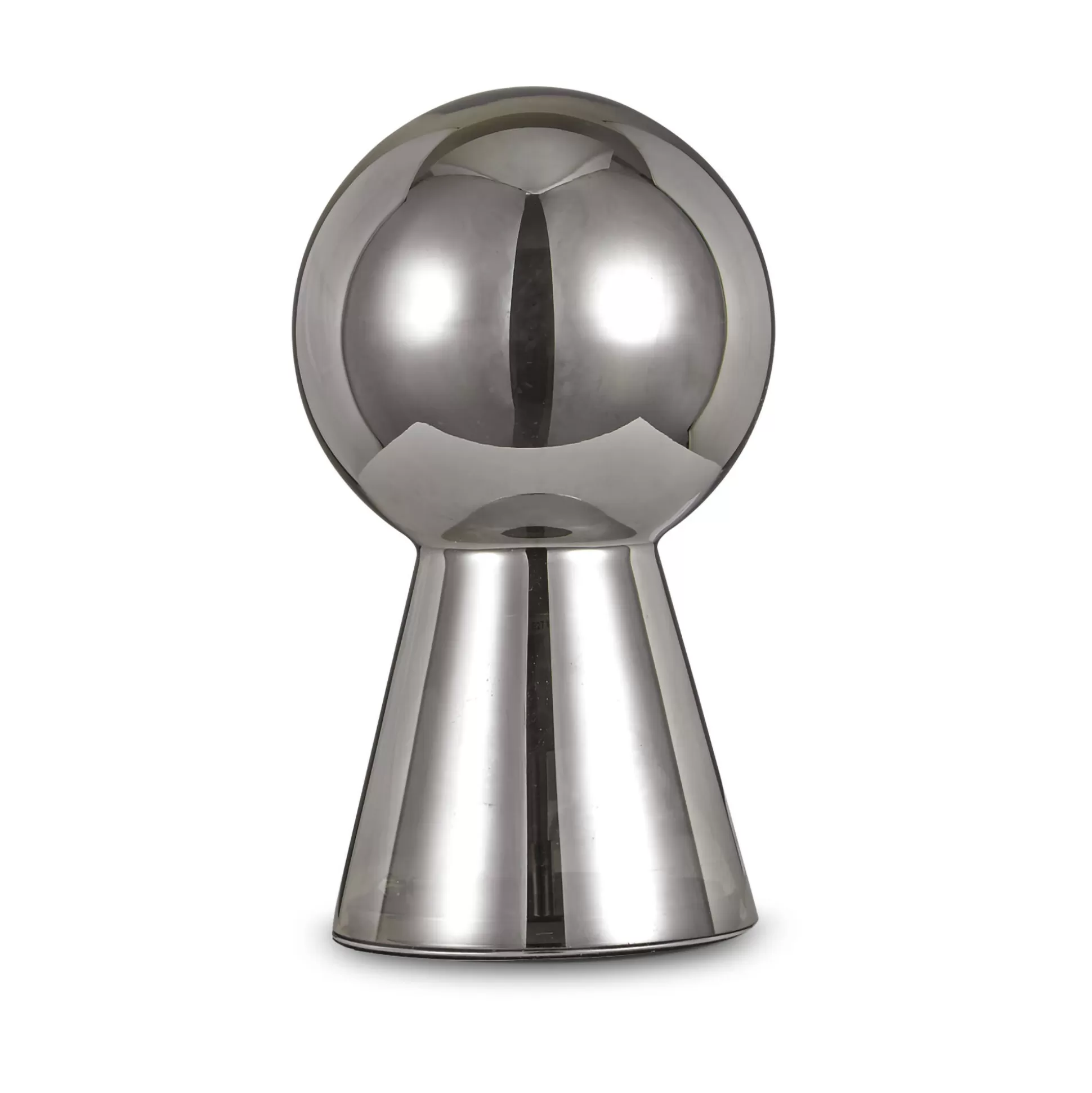 Dmora Lampade Da Tavolo<Ideal-Lux - Lampada da tavolo BIRILLO TL1 MEDIUM FUME', 22 x 22 x h39 cm,
