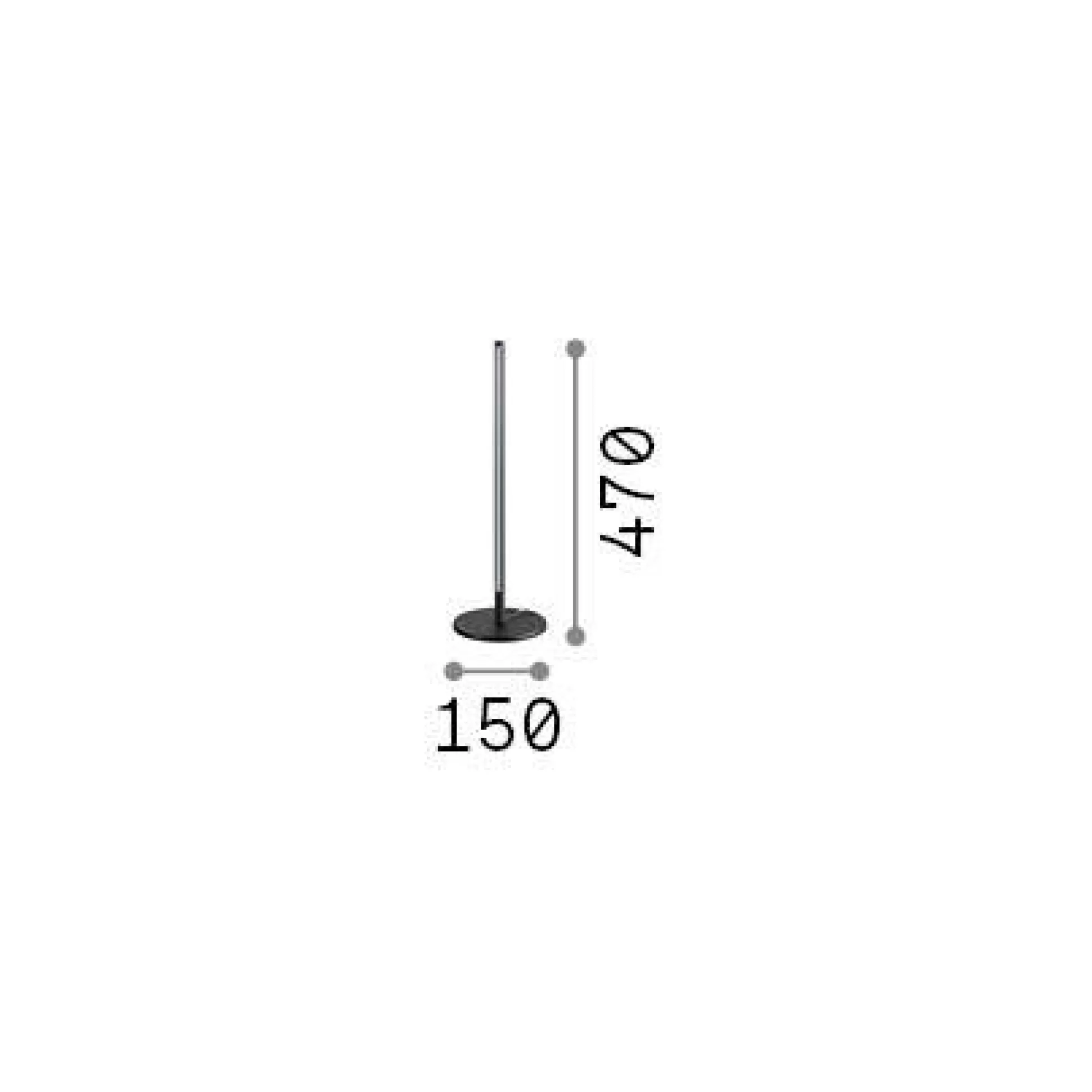 Dmora Lampade Da Tavolo<Ideal-Lux - Lampada da tavolo FILO TL , 15 x 15 x h47 cm,