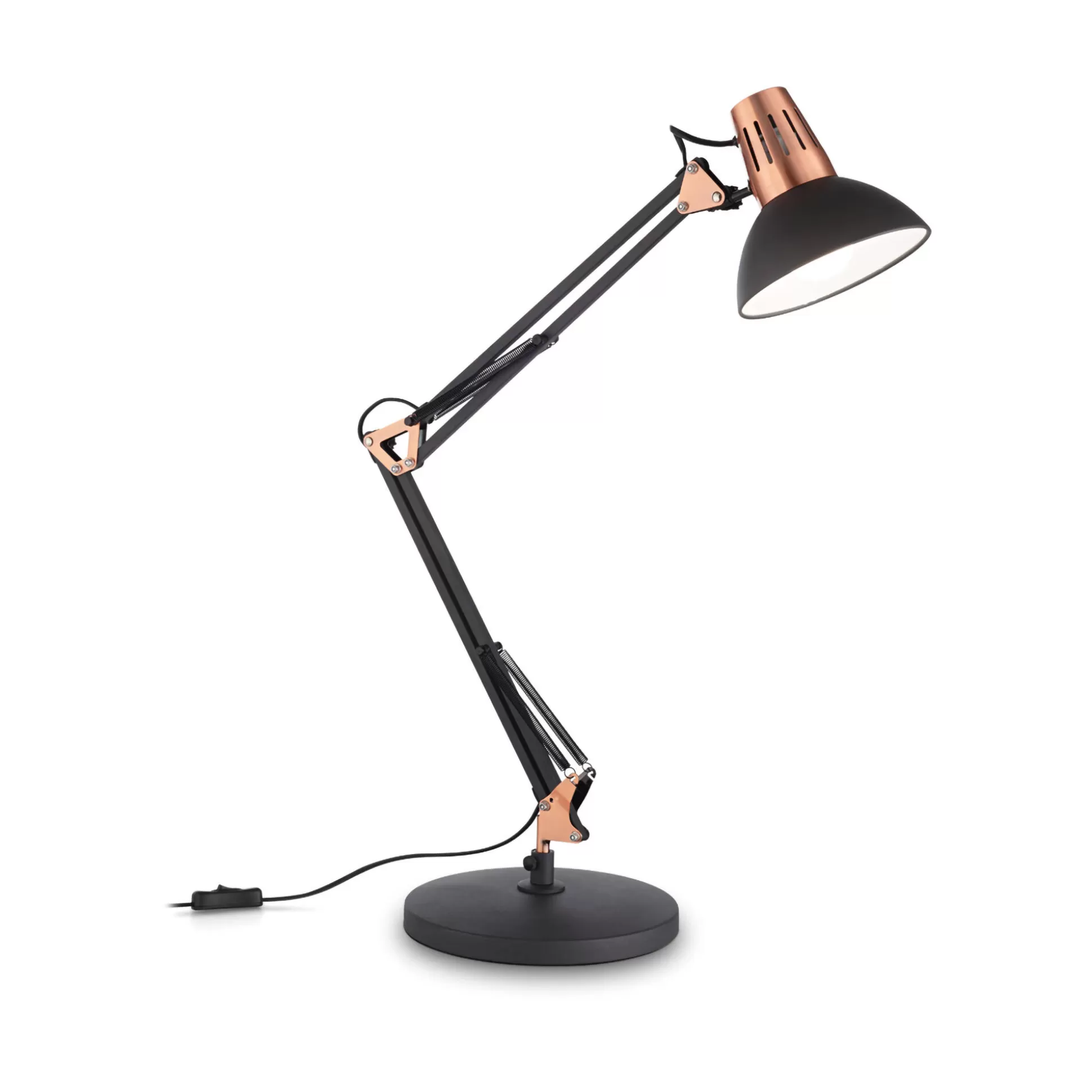 Dmora Lampade Da Tavolo<Ideal-Lux - Lampada da tavolo WALLY TL1 RAME, 20 x 36 x h58 cm,