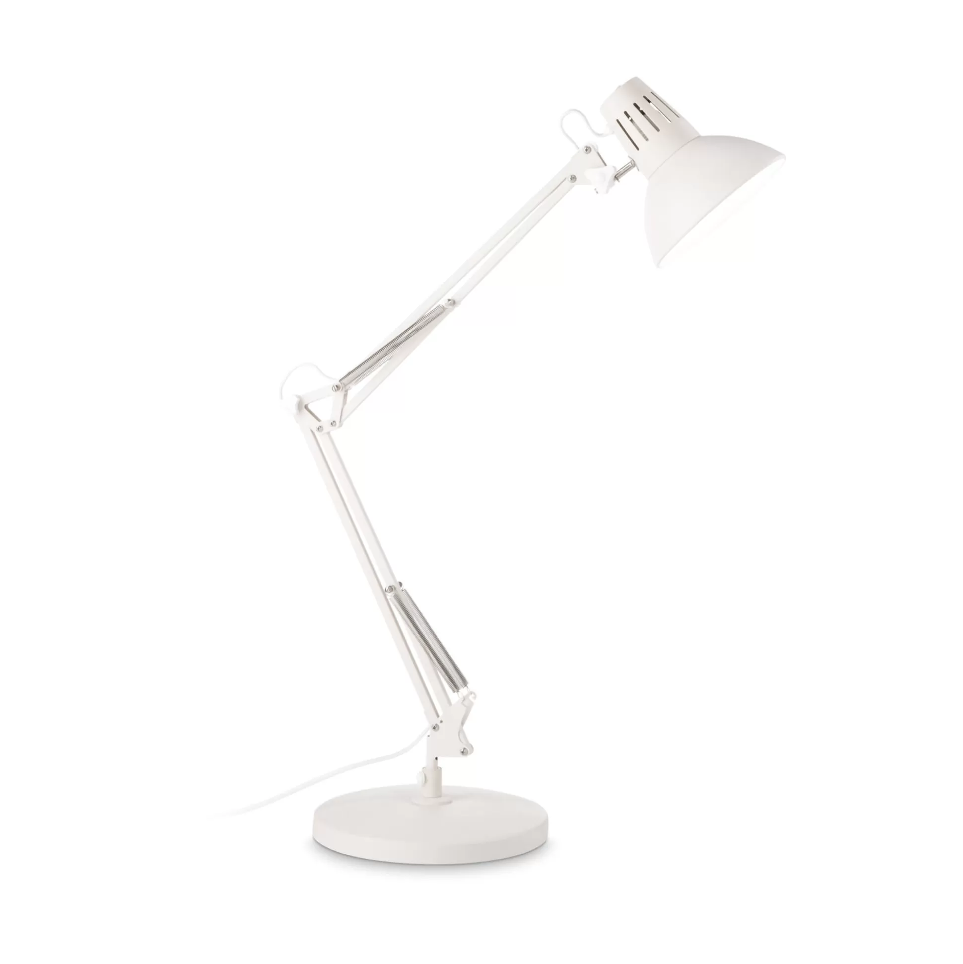 Dmora Lampade Da Tavolo<Ideal-Lux - Lampada da tavolo WALLY TL1 TOTAL WHITE, 20 x 36 x h58 cm,