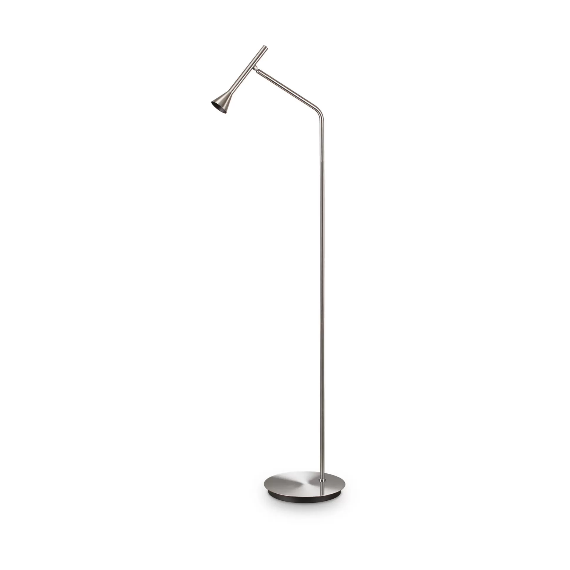 Dmora Lampade Da Terra<Ideal-Lux - Lampada da terra DIESIS PT NICKEL, 28 x 45 x h151 cm,