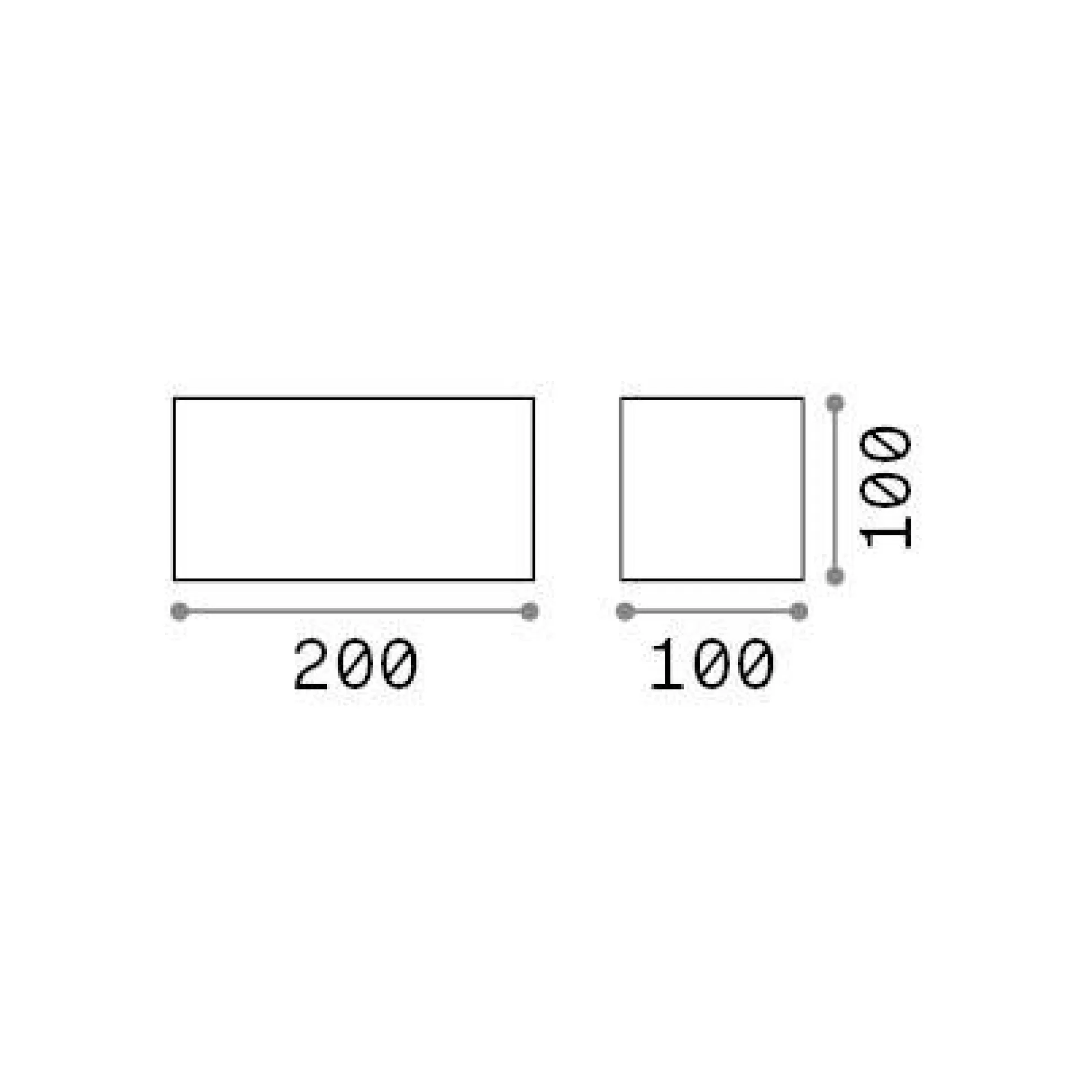 Dmora Lampade Outdoor<Ideal-Lux - Lampada outdoor ATOM AP D20 , 20 x 10 x h10 cm,