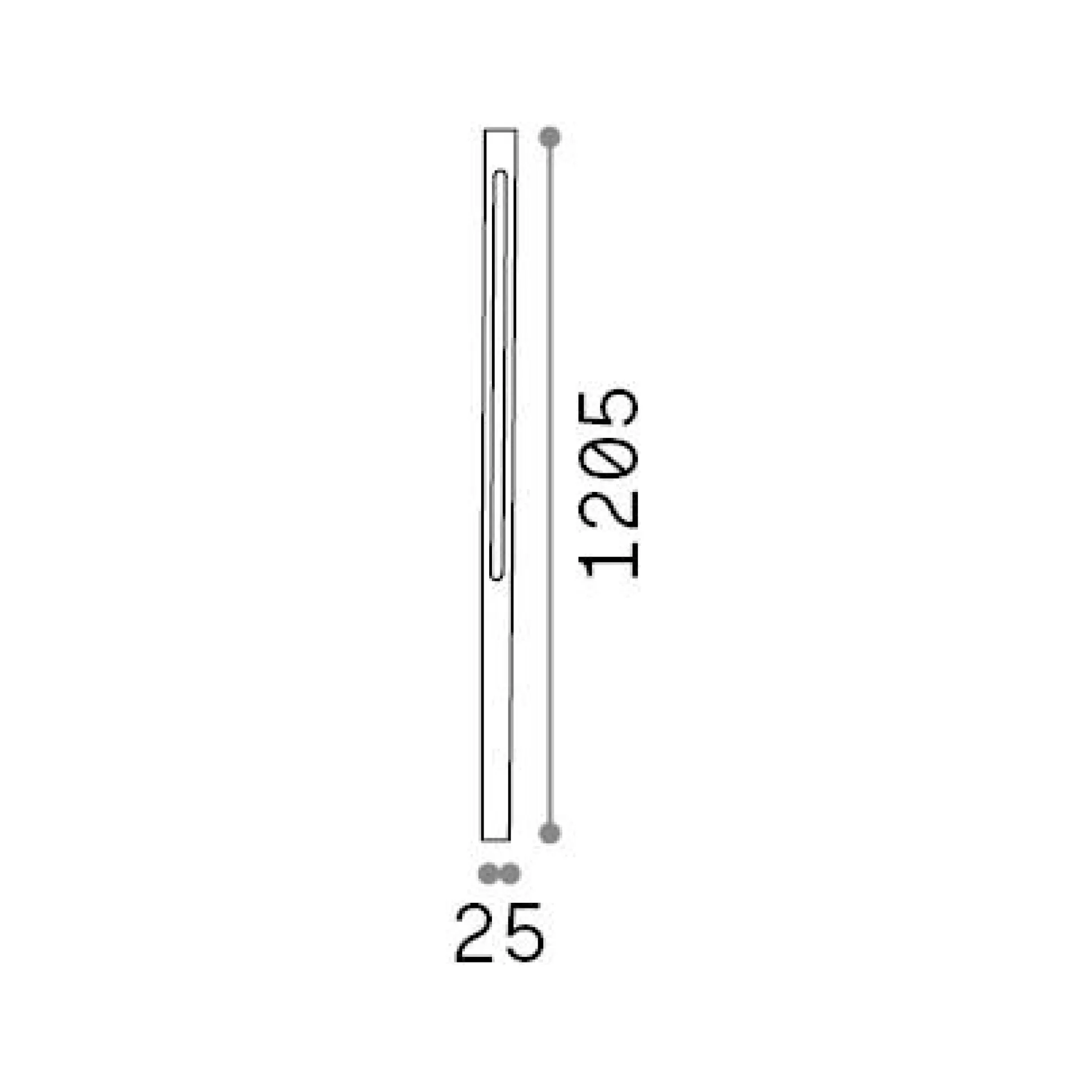 Dmora Lampade Outdoor<Ideal-Lux - Lampada outdoor JEDI PT H120 , 3 x 3 x h121 cm,