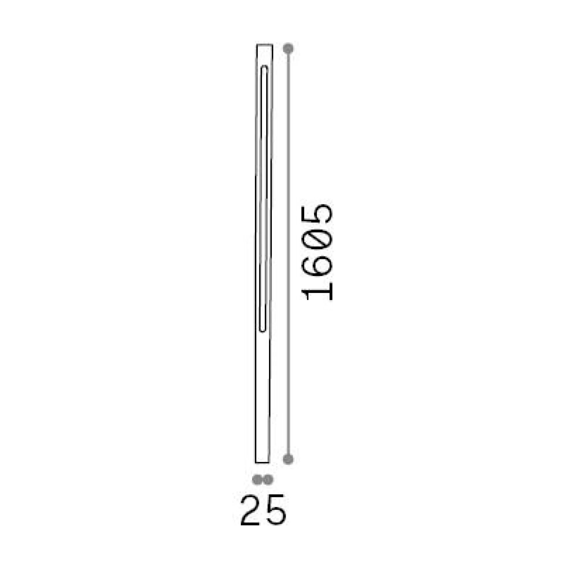 Dmora Lampade Outdoor<Ideal-Lux - Lampada outdoor JEDI PT H160 , 3 x 3 x h161 cm,