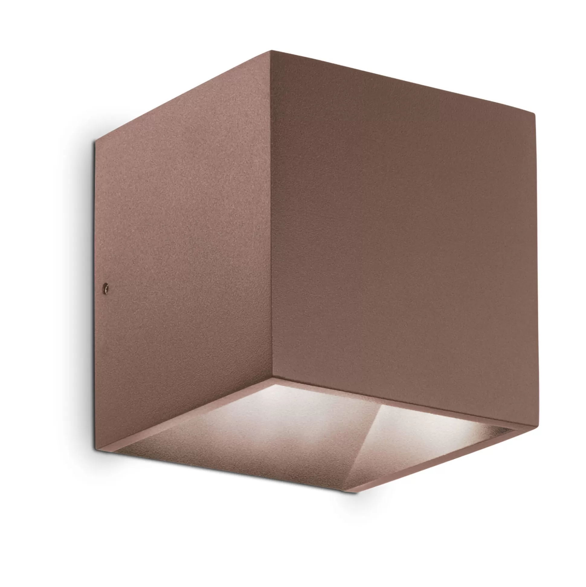 Dmora Lampade Outdoor<Ideal-Lux - Lampada outdoor RUBIK AP COFFEE 3000K, 10 x 10 x h10 cm,