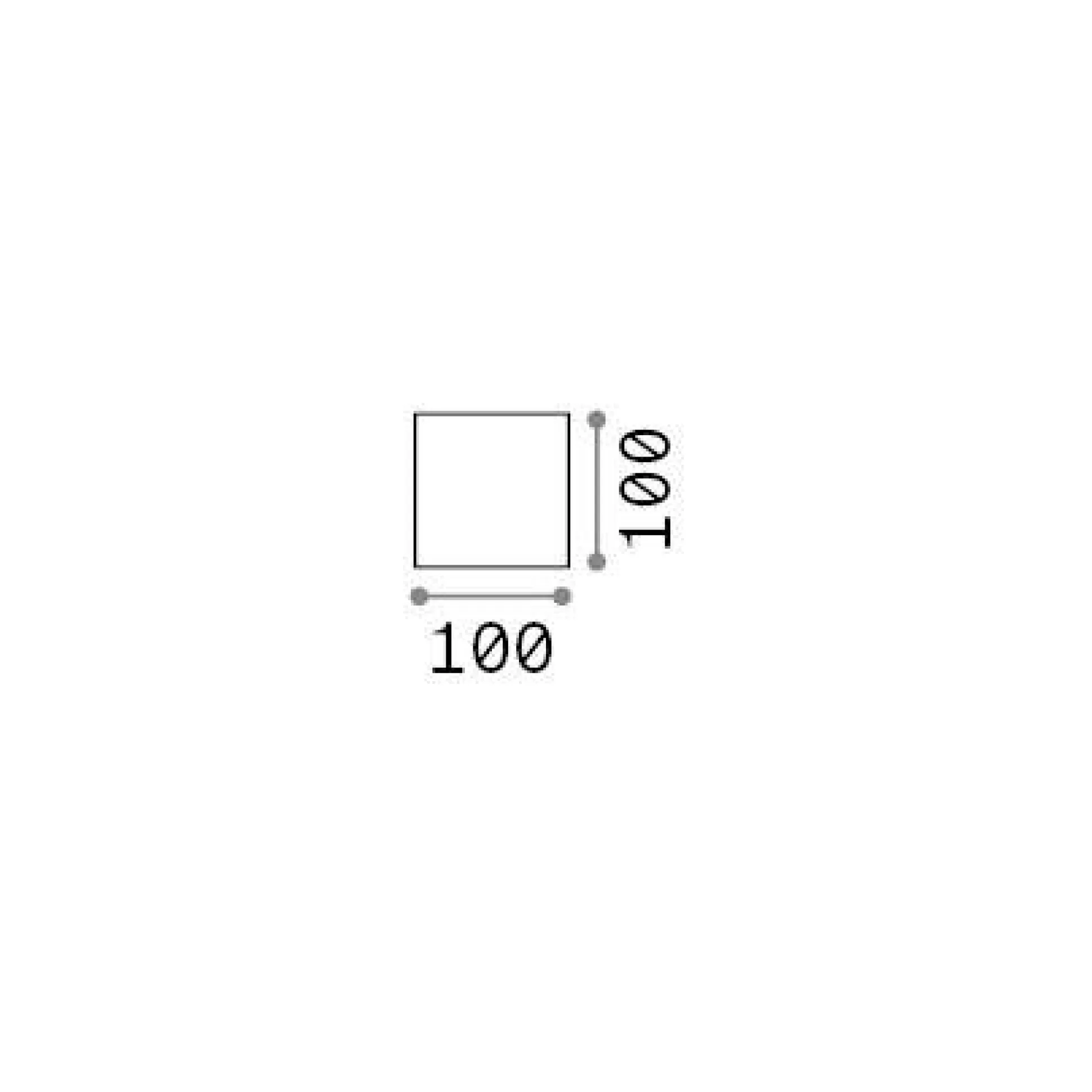 Dmora Lampade Outdoor<Ideal-Lux - Lampada outdoor RUBIK AP 3000K, 10 x 10 x h10 cm,