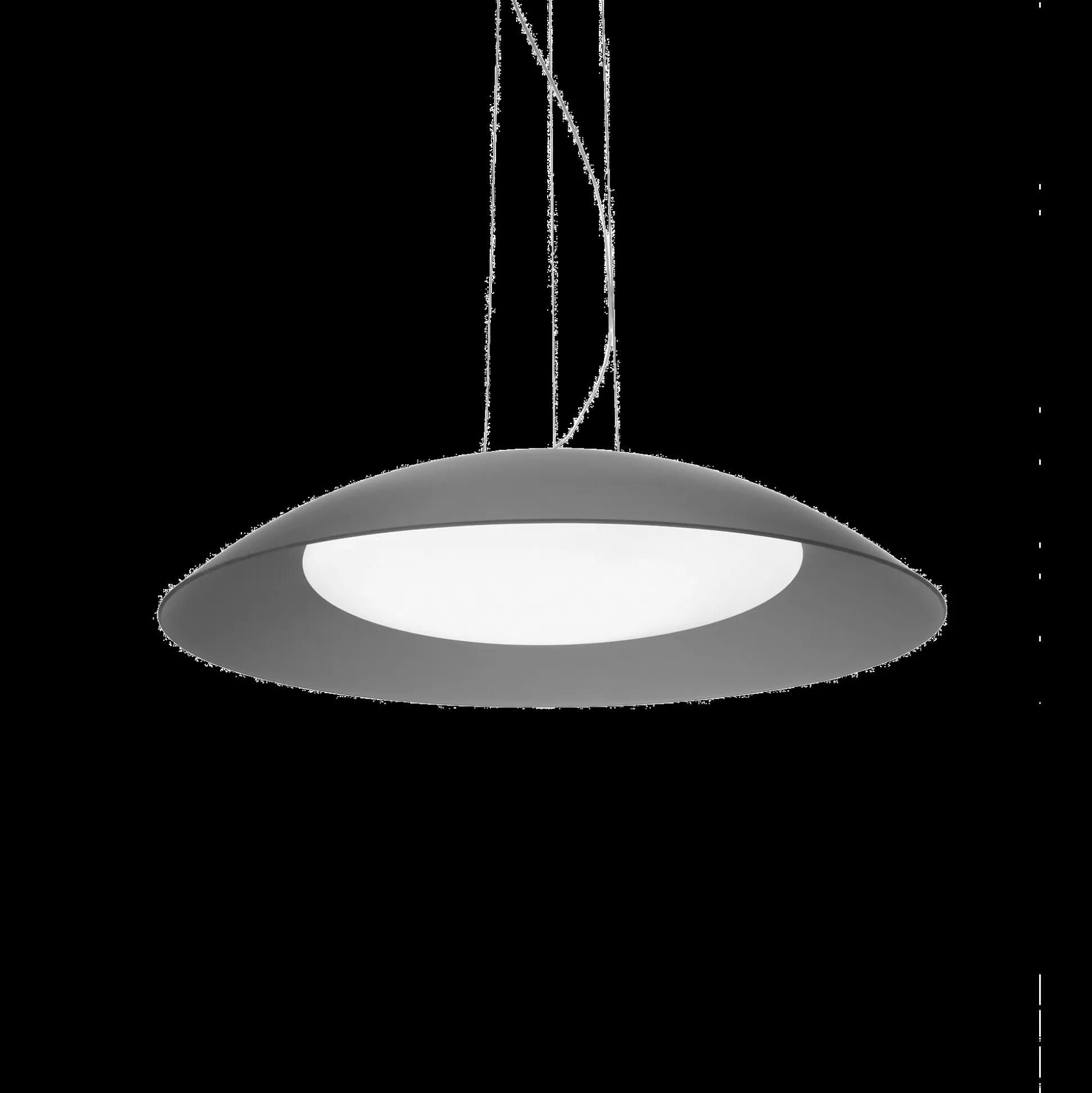 Dmora Lampade A Sospensione<Lampada a sospensione, Lampadario, Luminare sospeso, Lampada a pendente, 64x64h29 cm,