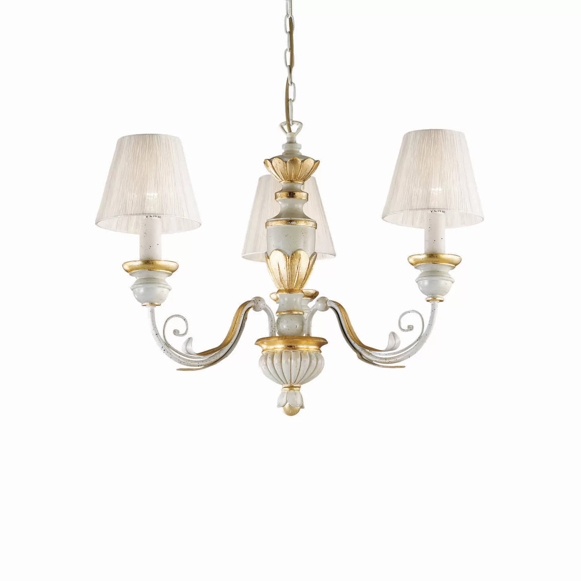 Dmora Lampade A Sospensione<Lampada a sospensione, Lampadario, Luminare sospeso, Lampada a pendente, 63x63h57 cm,