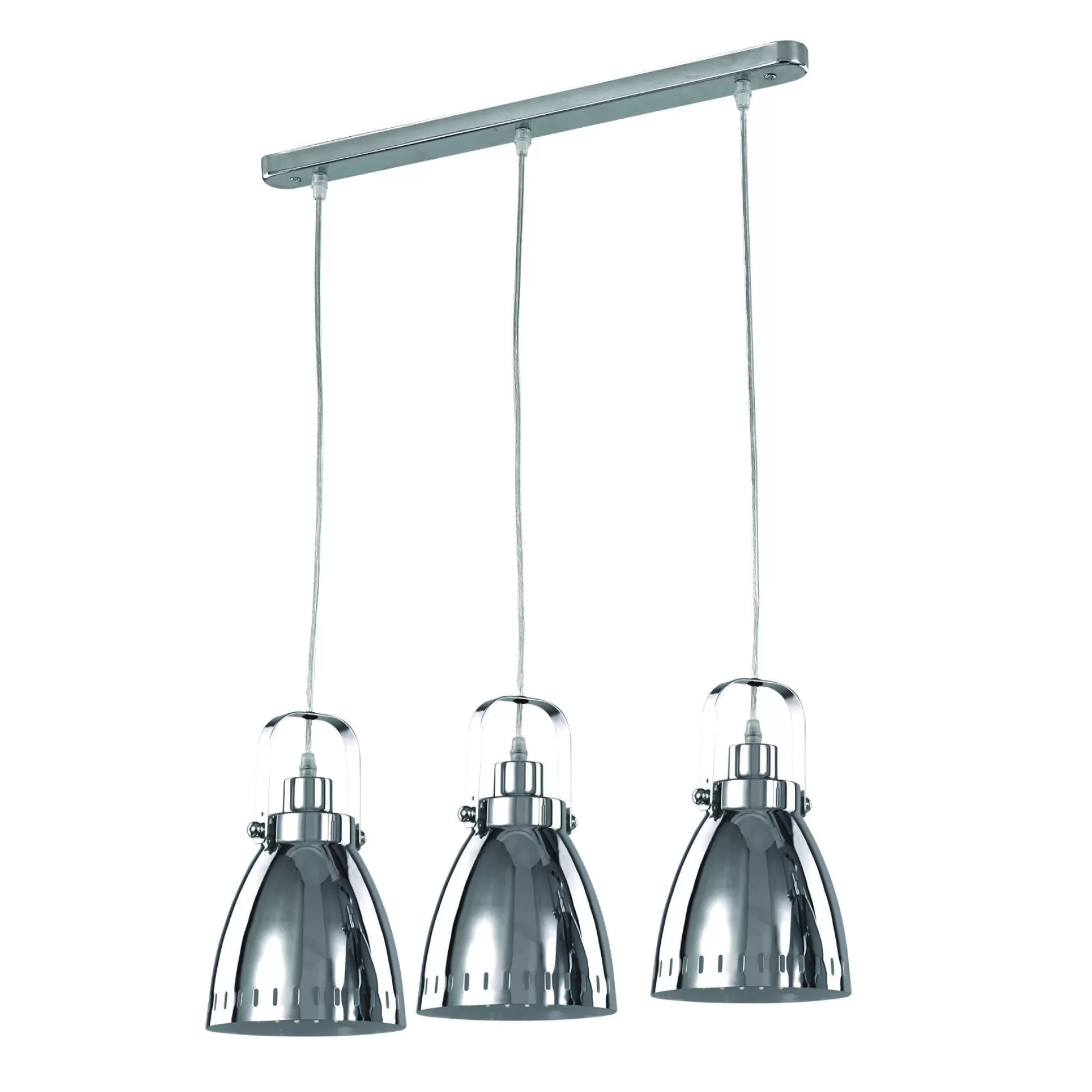 Dmora Lampade A Sospensione<Lampada a sospensione, Lampadario, Luminare sospeso, Lampada a pendente, 60x60h30 cm,