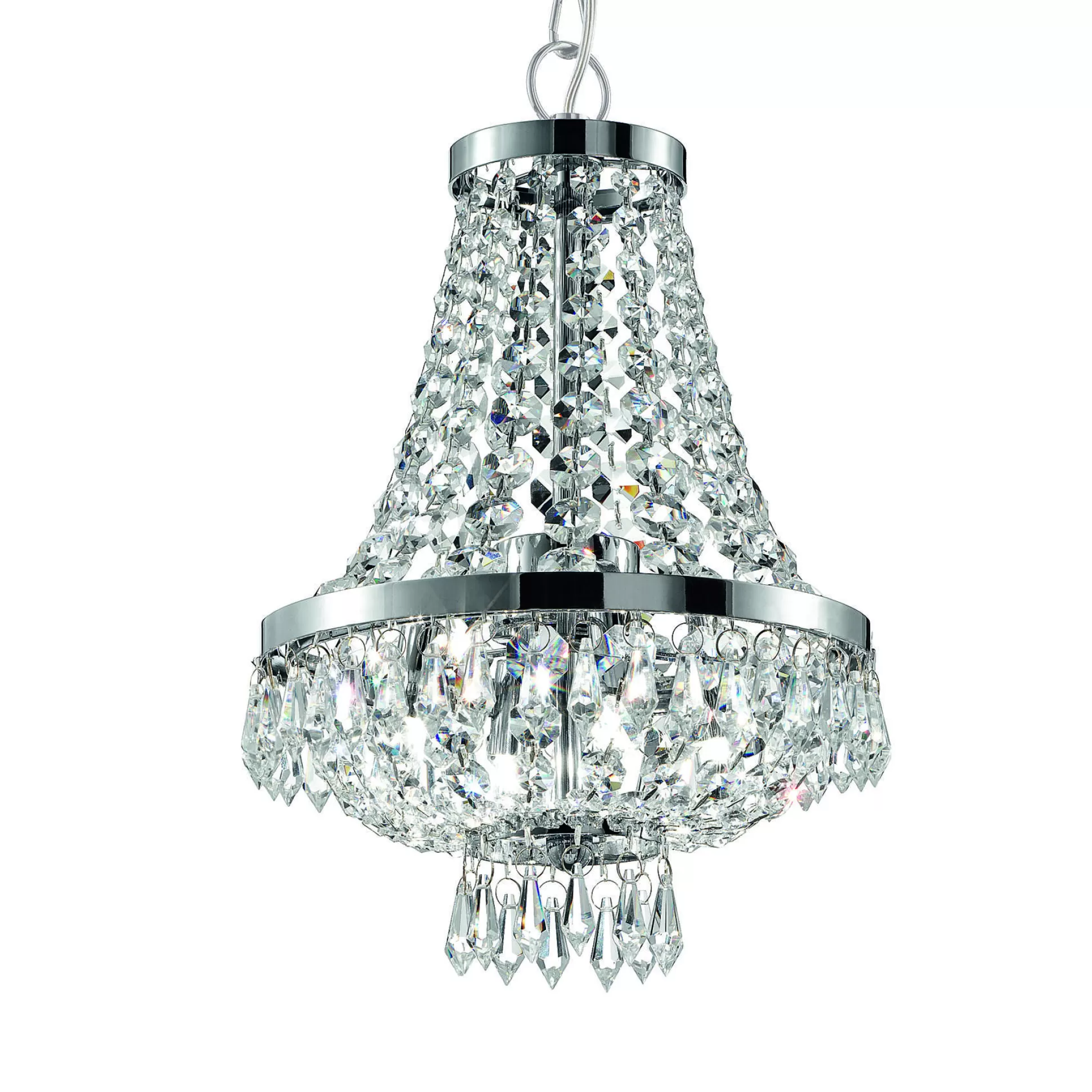 Dmora Lampade A Sospensione<Lampada a sospensione, Lampadario, Luminare sospeso, Lampada a pendente, 25x25h55 cm,
