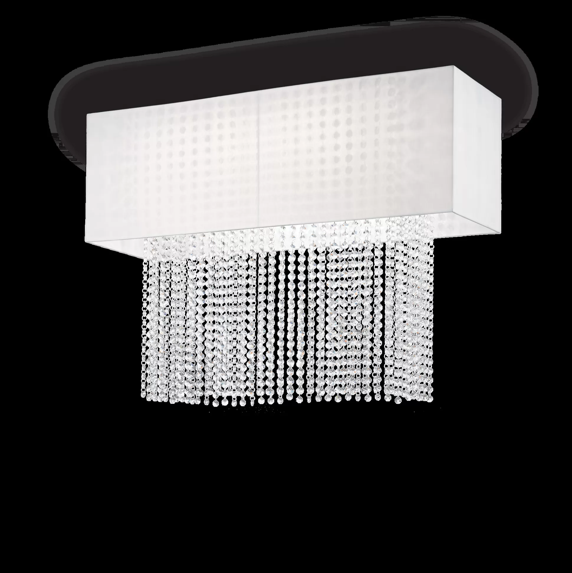 Dmora Lampade Da Soffitto<Lampada da soffitto, Plafone, Luminaria a soffitto, Luce per soffitto, 90x30h68 cm,