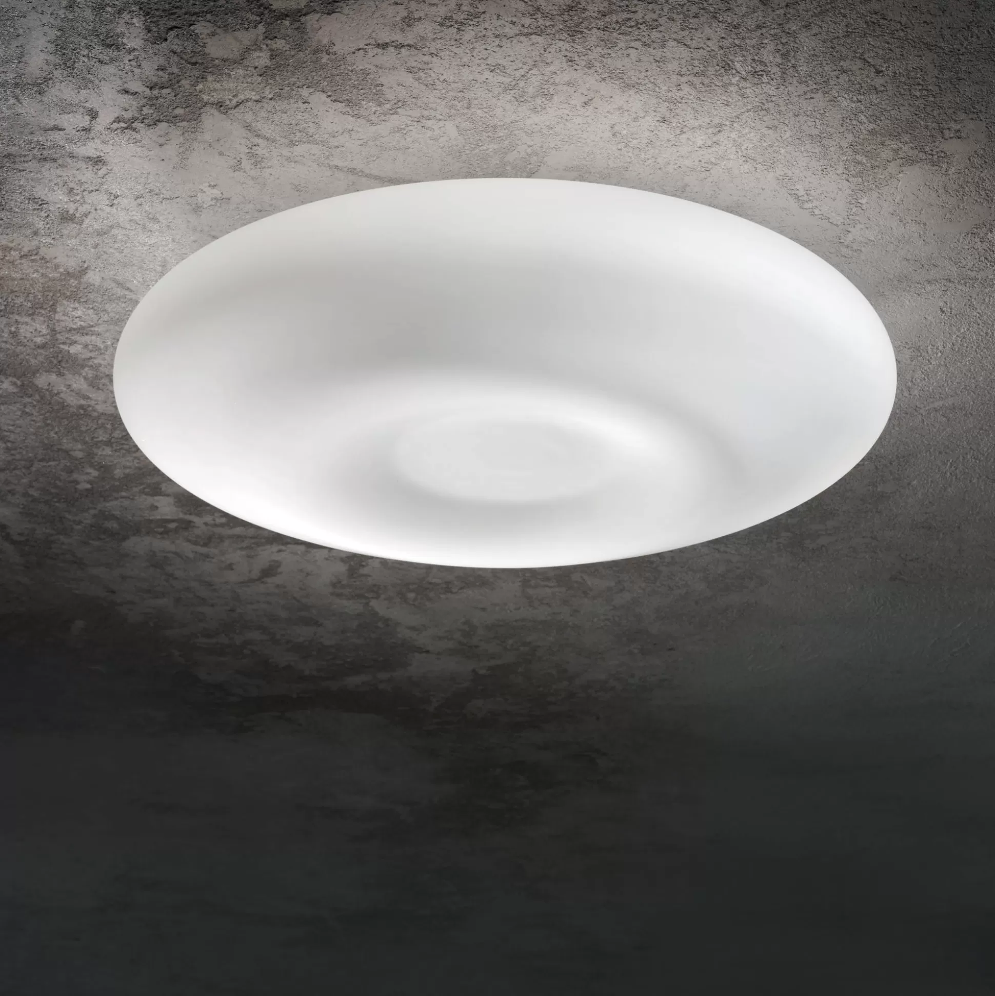 Dmora Lampade Da Soffitto<Lampada da soffitto, Plafone, Luminaria a soffitto, Luce per soffitto, 30x30h10 cm,