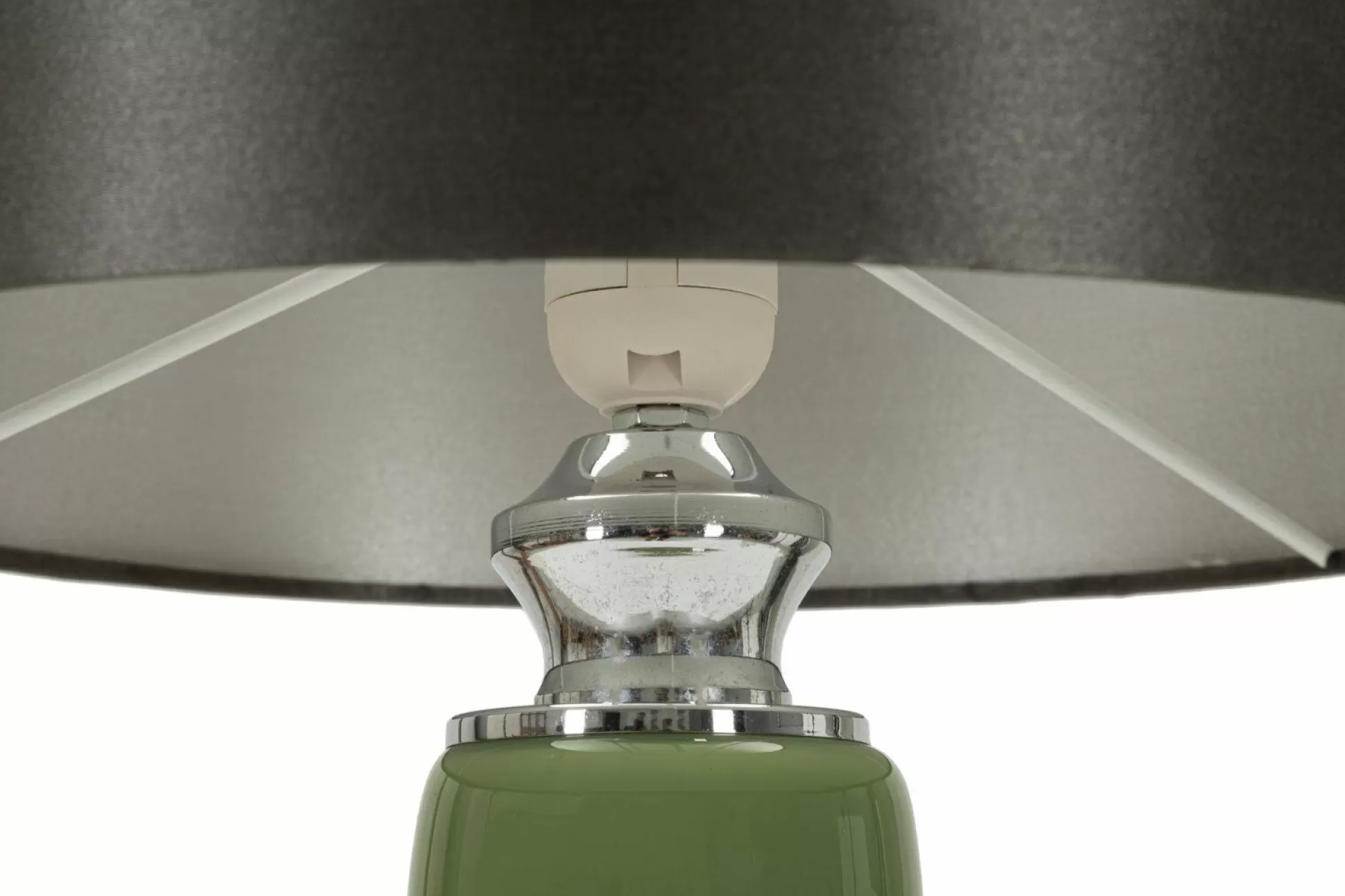 Dmora Lampade Da Tavolo<Lampada da tavolo Castino, 33x33 h57 cm, Bianco e Grigio