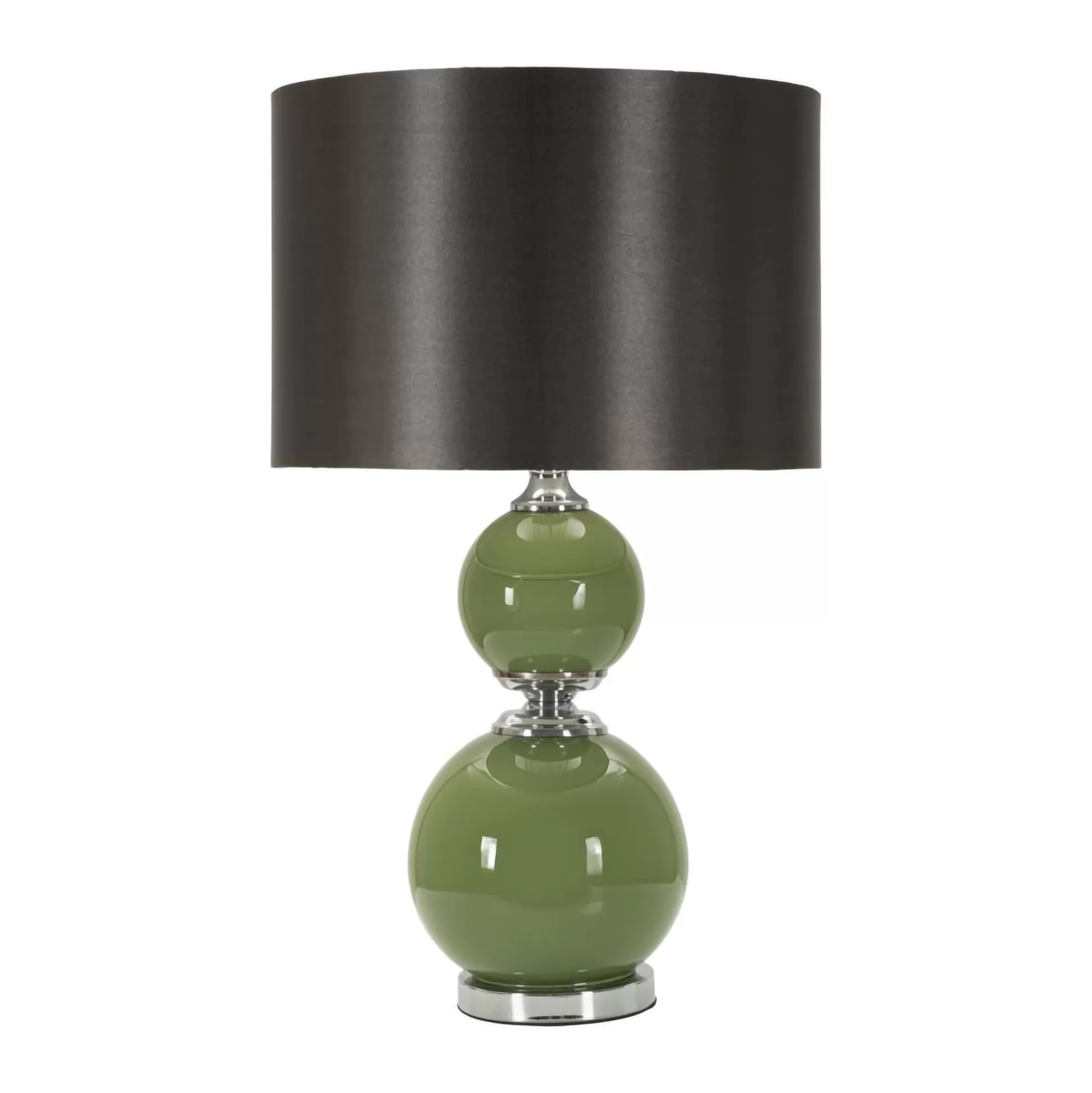 Dmora Lampade Da Tavolo<Lampada da tavolo Falletto, 38x38 h65 cm, Verde e Grigio