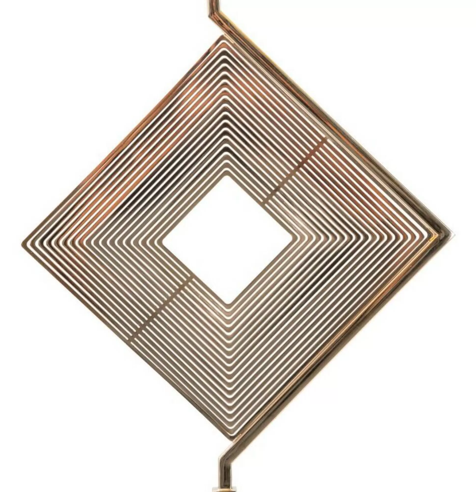 Dmora Lampade Da Terra<Lampada da terra Inchiostro, 40x40 h161 cm, Bianco e Oro