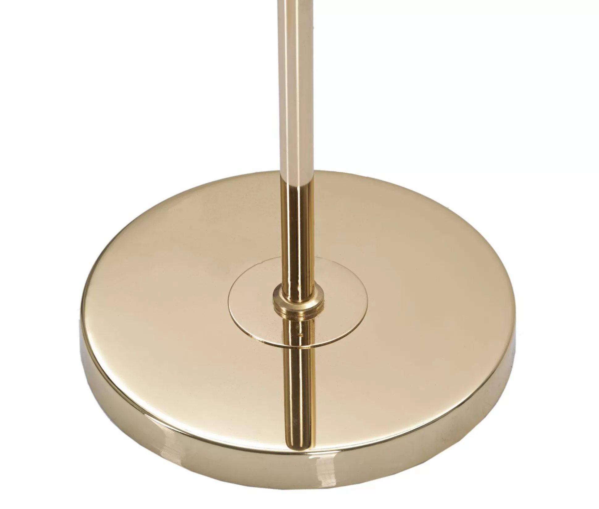 Dmora Lampade Da Terra<Lampada da terra Inchiostro, 40x40 h161 cm, Bianco e Oro