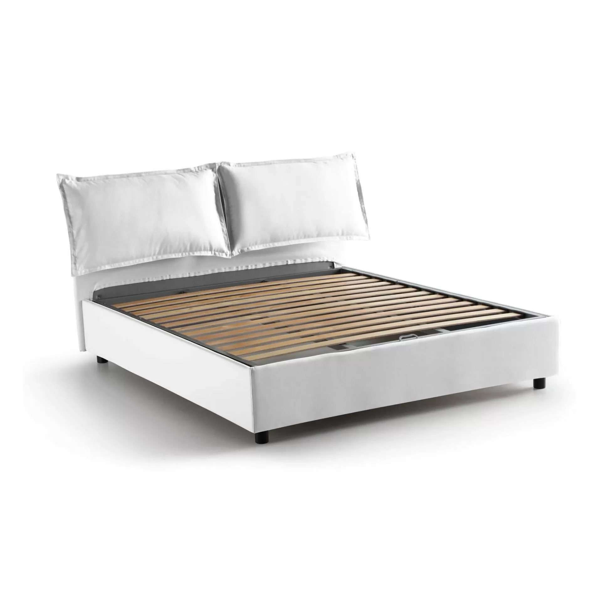 Dmora Letti Alla Francese<Letto alla francese Agalo, adatto per materasso Cm 140x200,