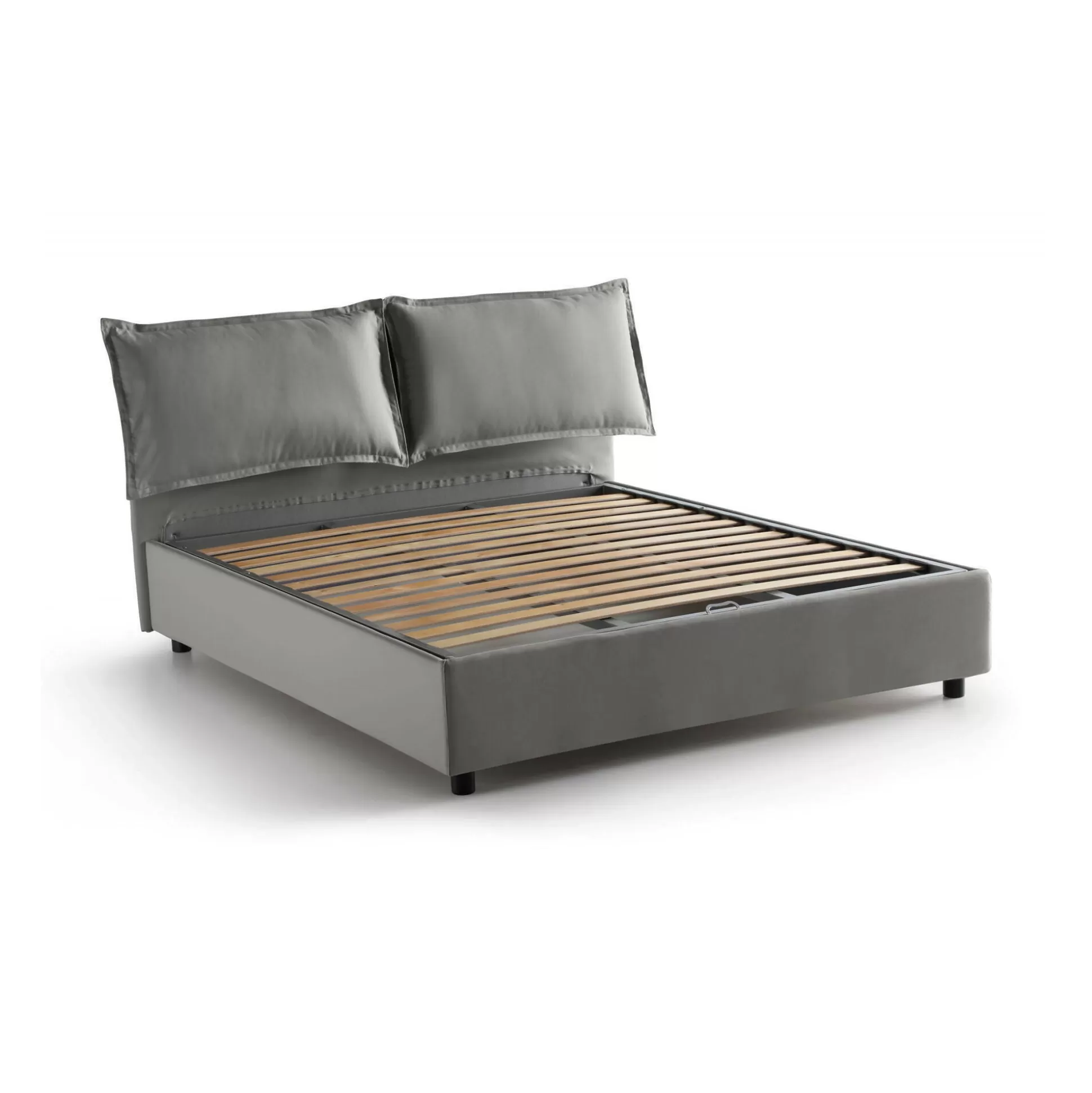 Dmora Letti Alla Francese<Letto alla francese Agalo, adatto per materasso Cm 140x200,