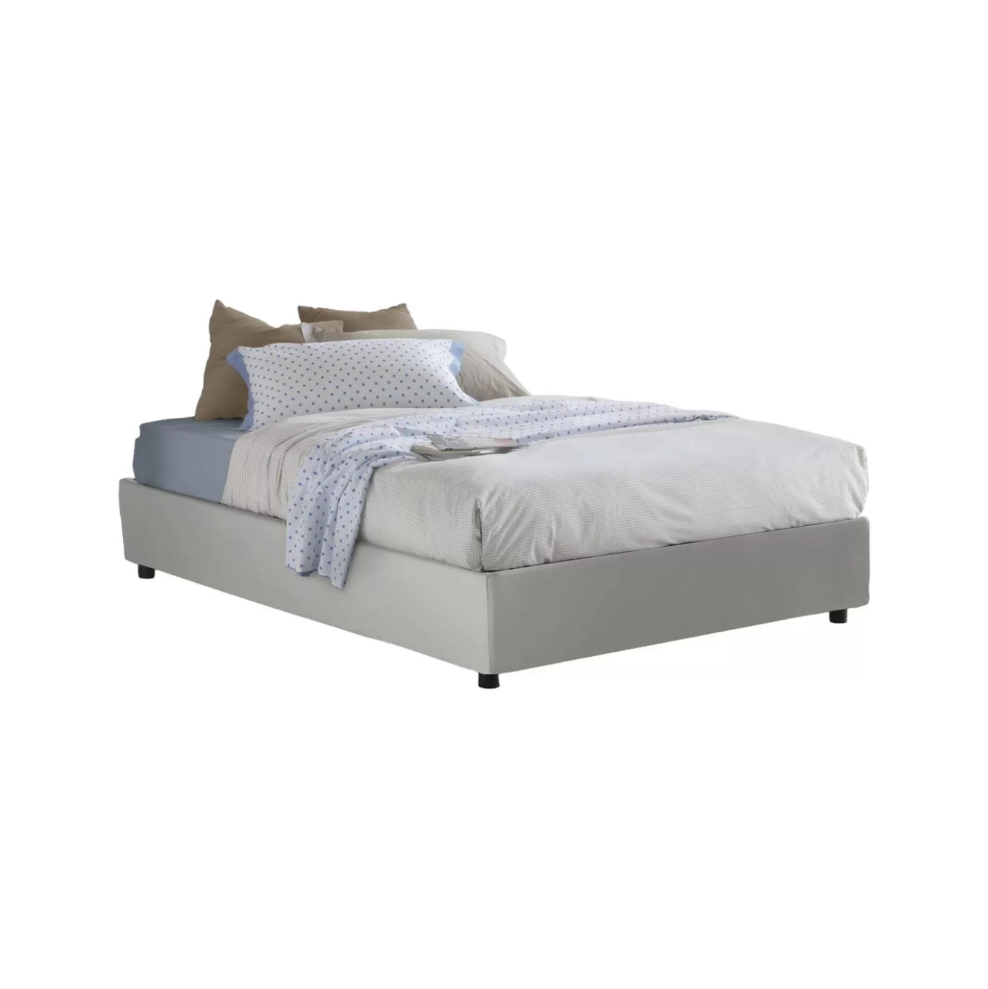 Dmora Letti Alla Francese<Letto alla francese Aladino, adatto per materasso Cm 140x190,