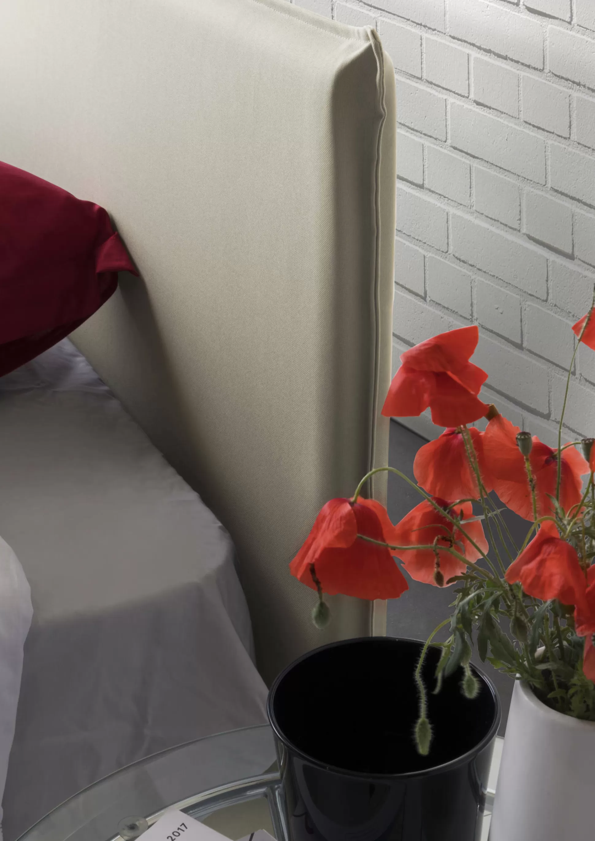 Dmora Letti Alla Francese<Letto alla francese Alion, con materasso Cm 140x190 incluso,