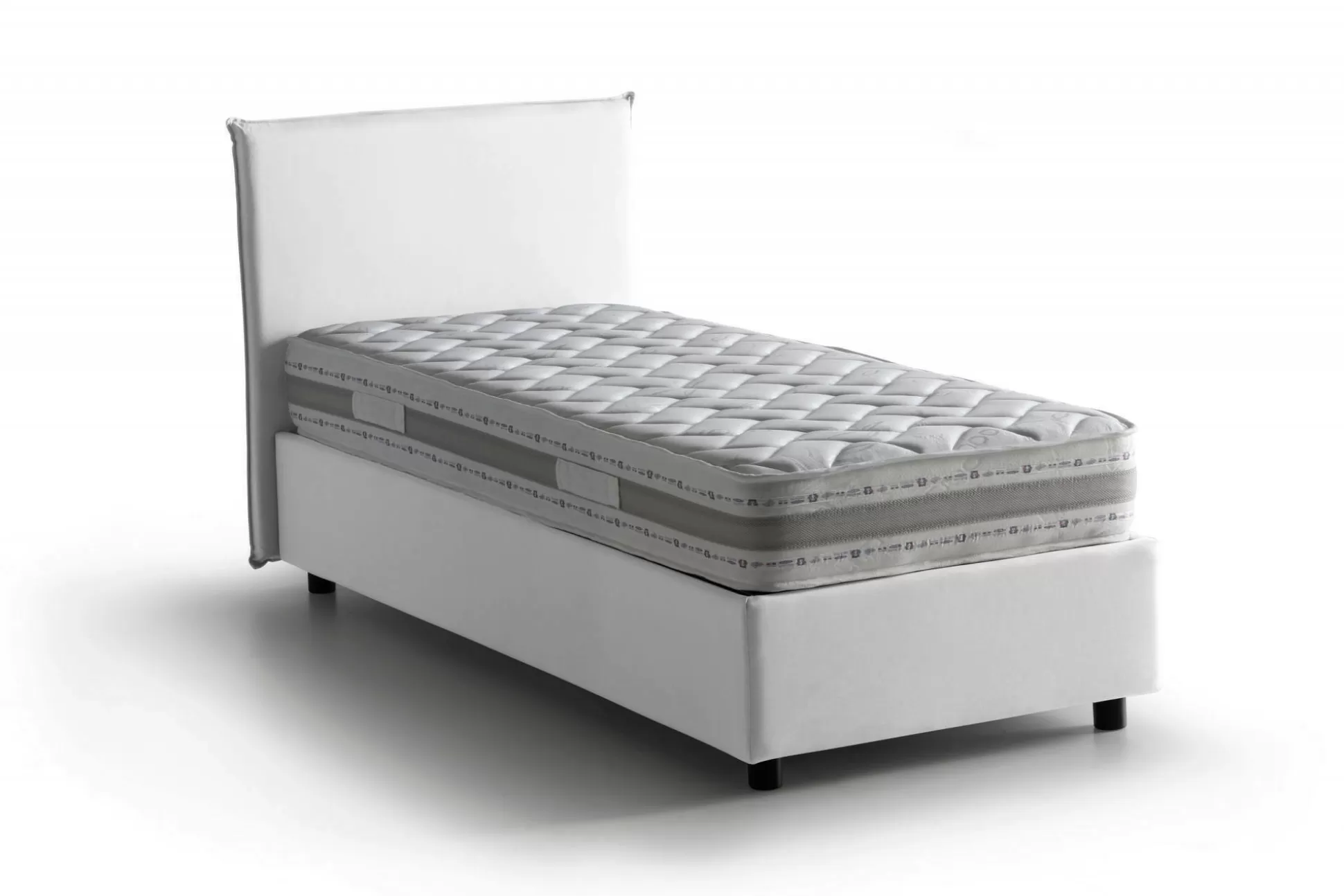 Dmora Letti Alla Francese<Letto alla francese Alion, con materasso Cm 140x190 incluso,