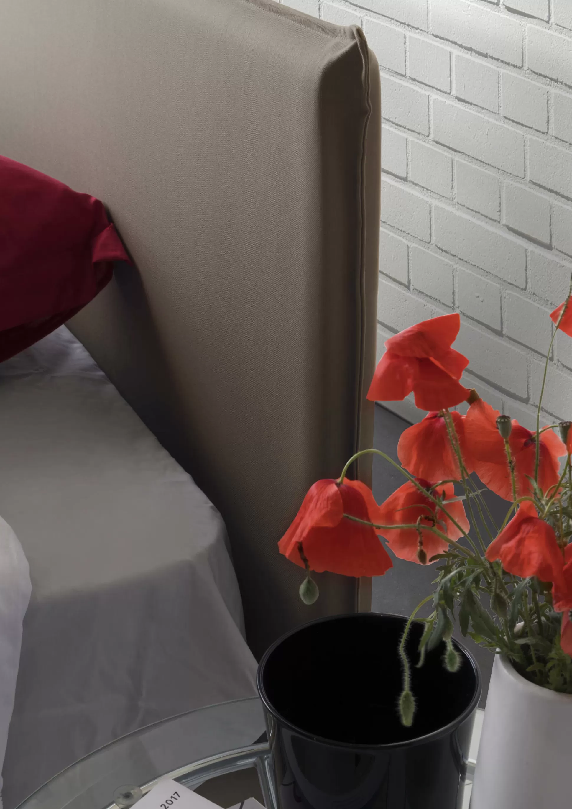 Dmora Letti Alla Francese<Letto alla francese Alion, con materasso Cm 140x190 incluso,